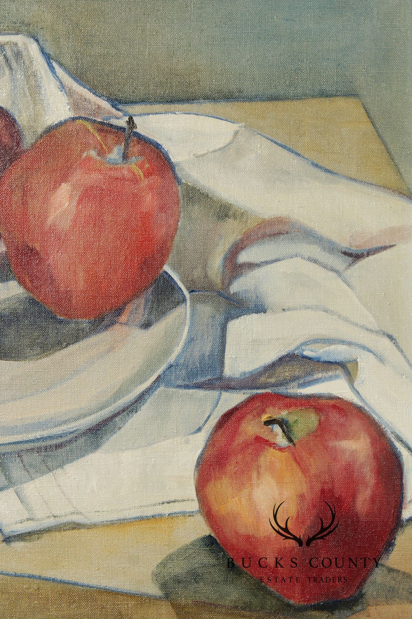 Davetta Greenberg Oil Painting, Still-Life of Apples