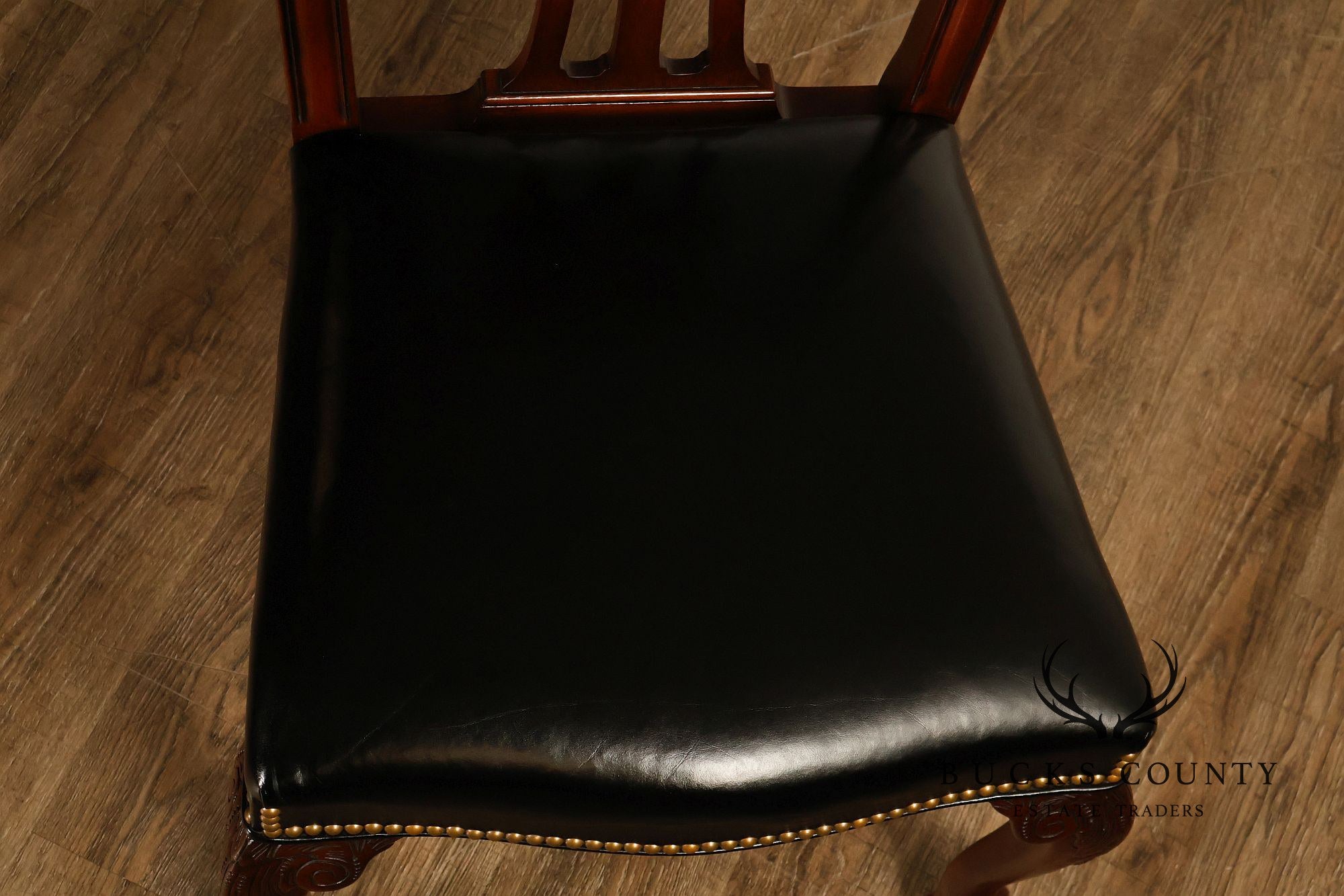 Kindel Chippendale Style Set of Six Mahogany Dining Chairs