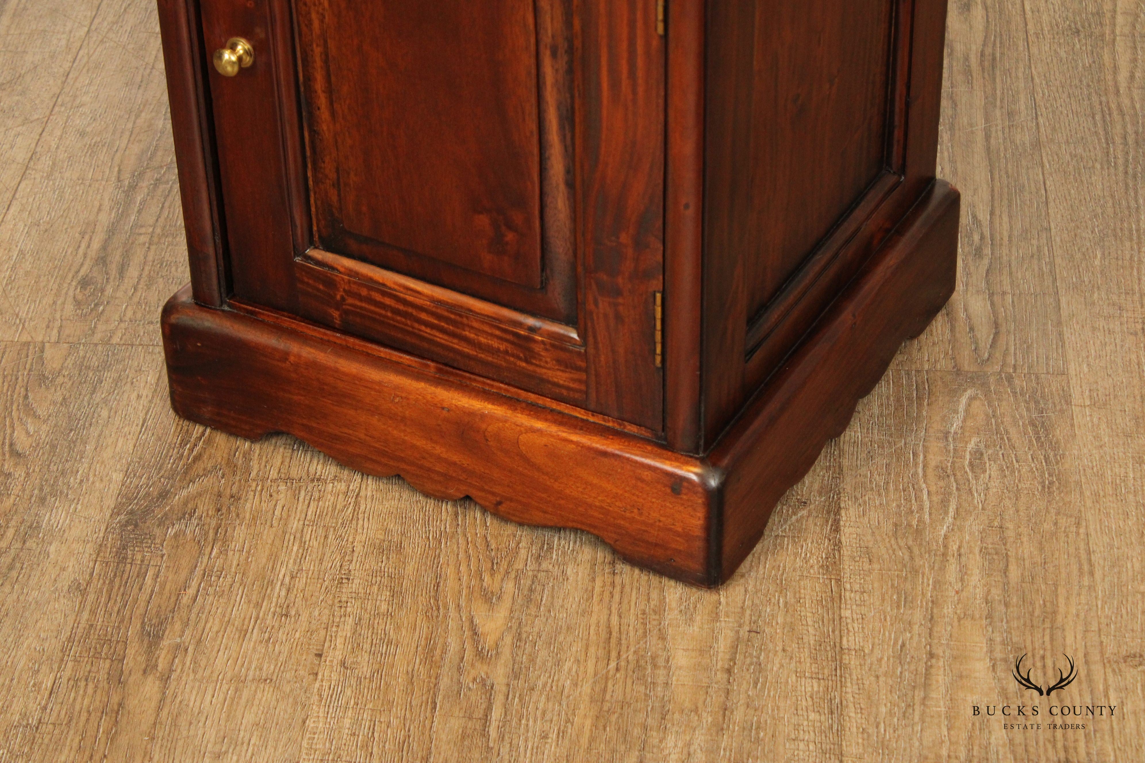 Traditional Hardwood Nightstand Cabinet