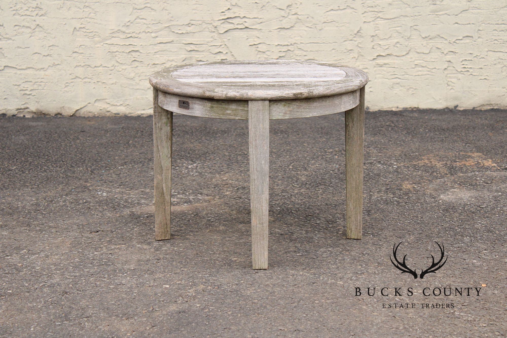 Gloster Outdoor Teak Round Side Table