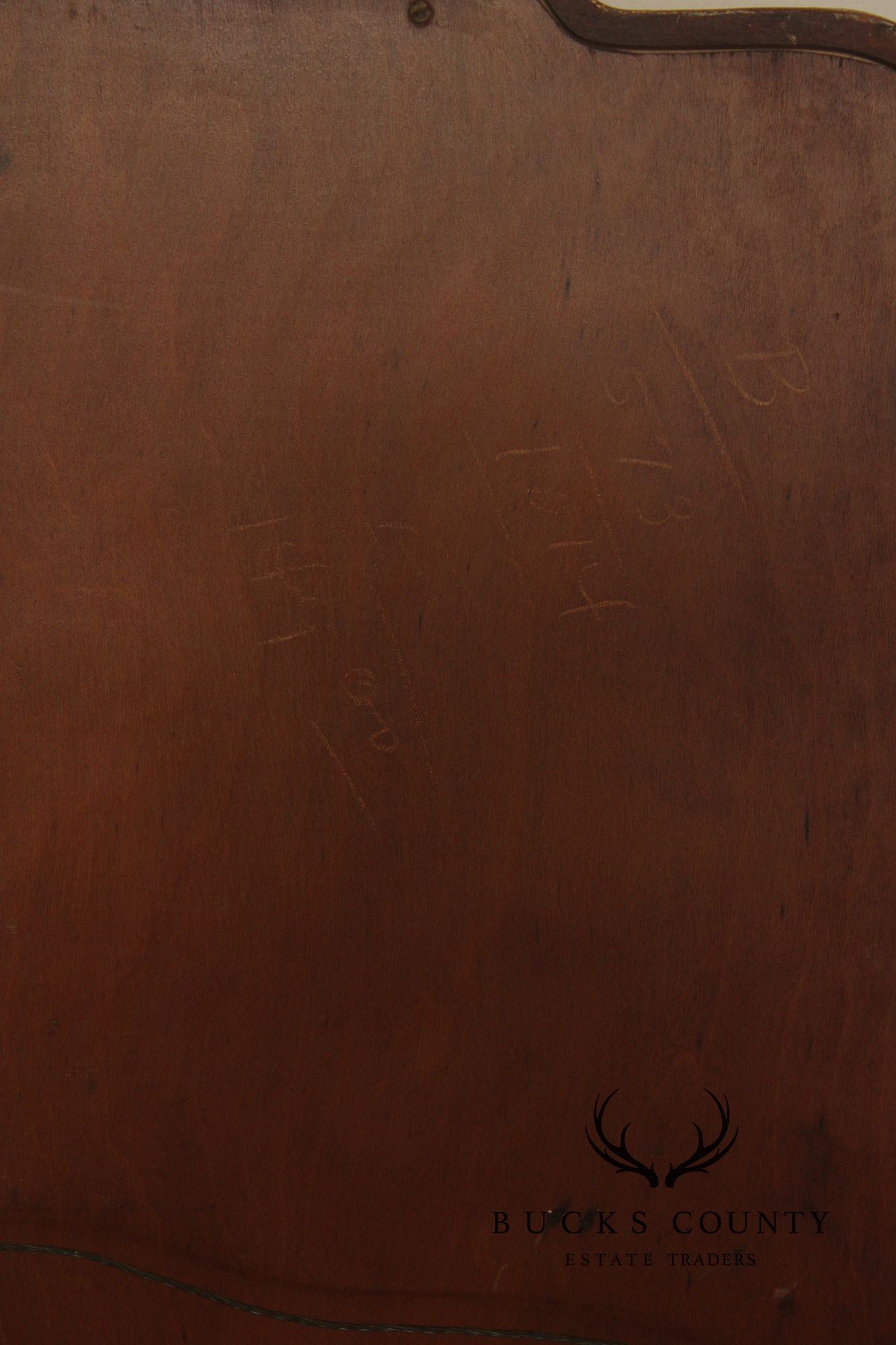 Queen Anne Style Gilt Frame Looking Glass Wall Mirror