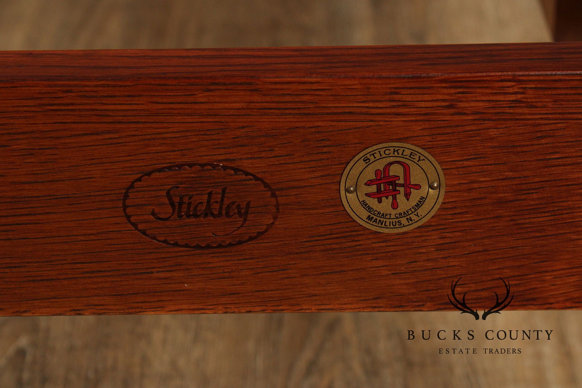 Stickley Mission Collection Oak Spindle Queen Bed