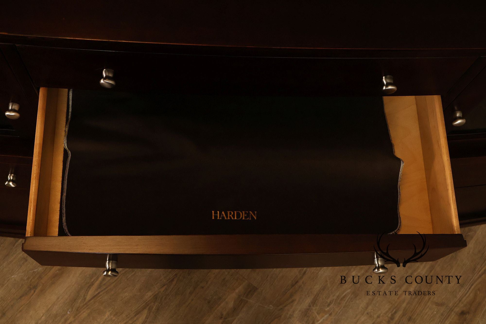 Harden Contemporary Cherry Lighted Sideboard Credenza Cabinet