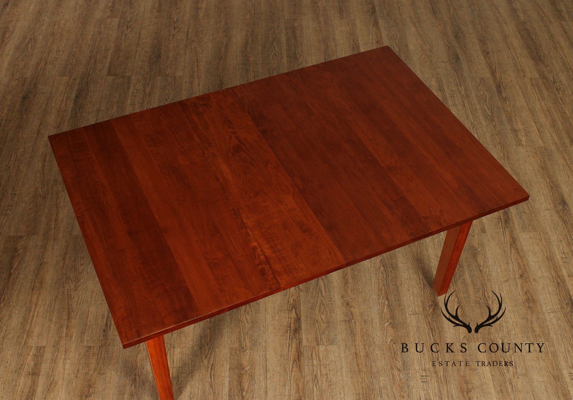 Vermont Furniture Cherry Extension Dining Table With Two Leaves