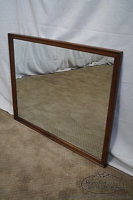 Drexel Mid Century Modern Walnut Frame Rectangular Mirror