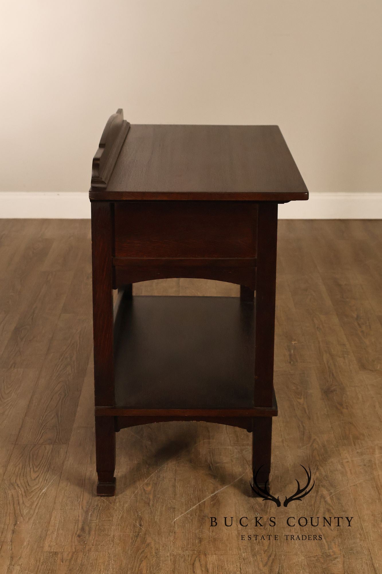 Antique Mission Oak Server Sideboard