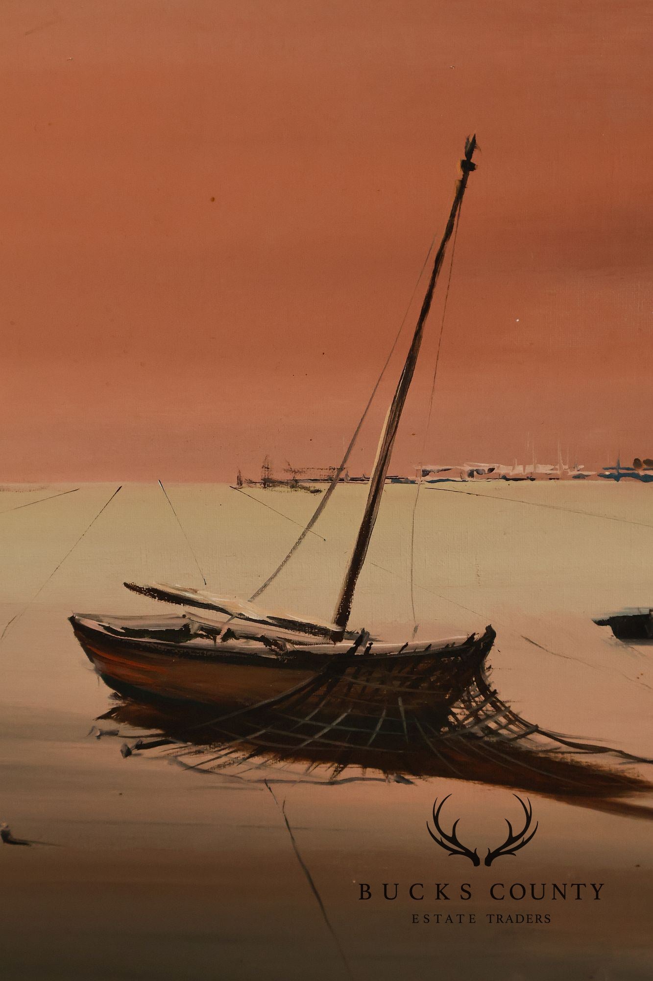 John Stancin Surrealist Oil Painting, Deserted