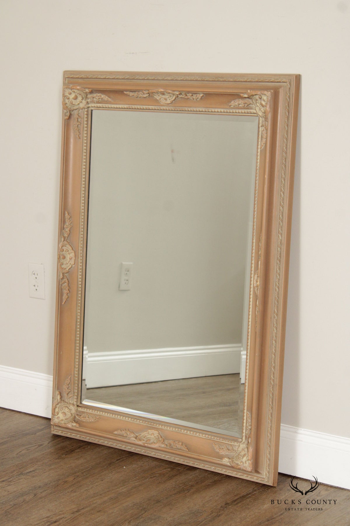 LaBarge Baroque Style Carved Frame Wall Mirror