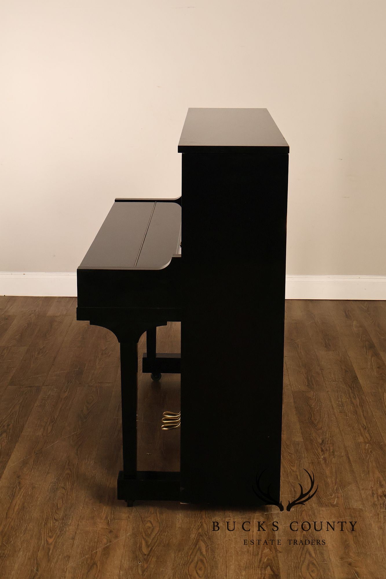 Steinway & Sons Model 1098 Ebonized Upright Piano With Bench