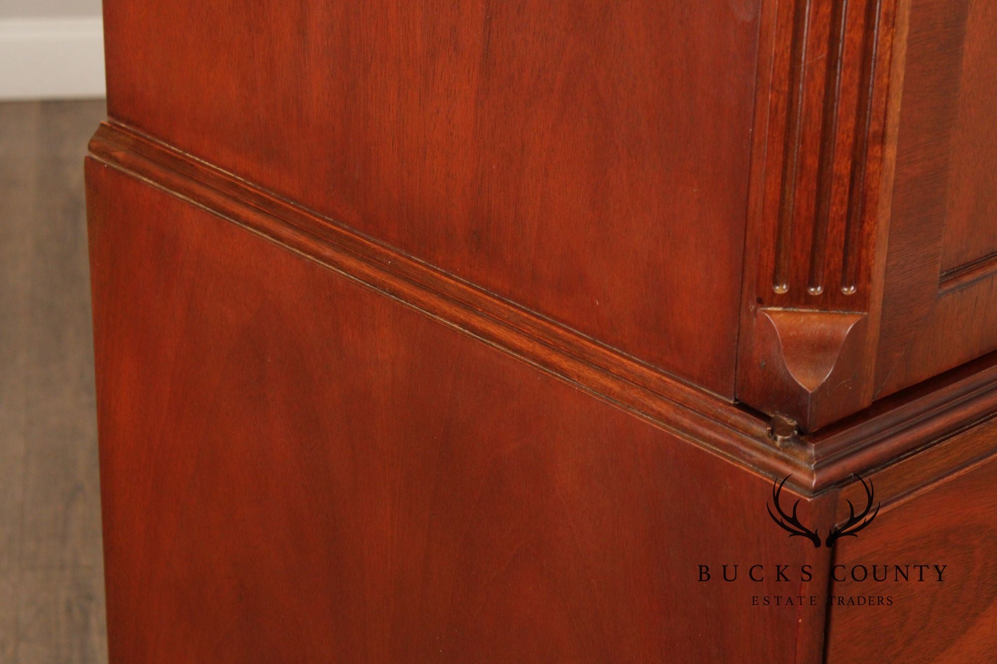 Baker Furniture Chippendale Style Mahogany Armoire