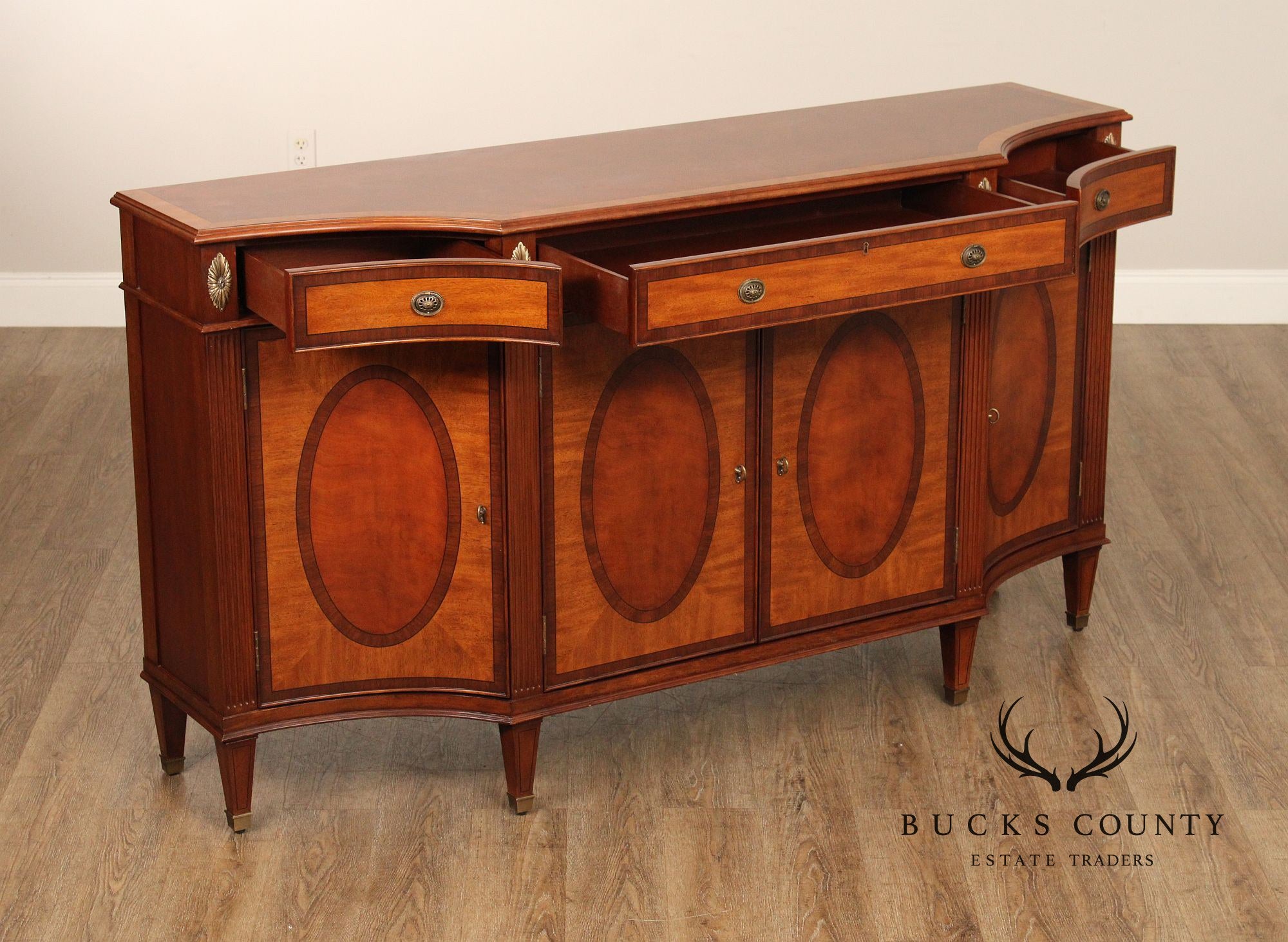 Ethan Allen Newport Collection Mahogany Easton Sideboard