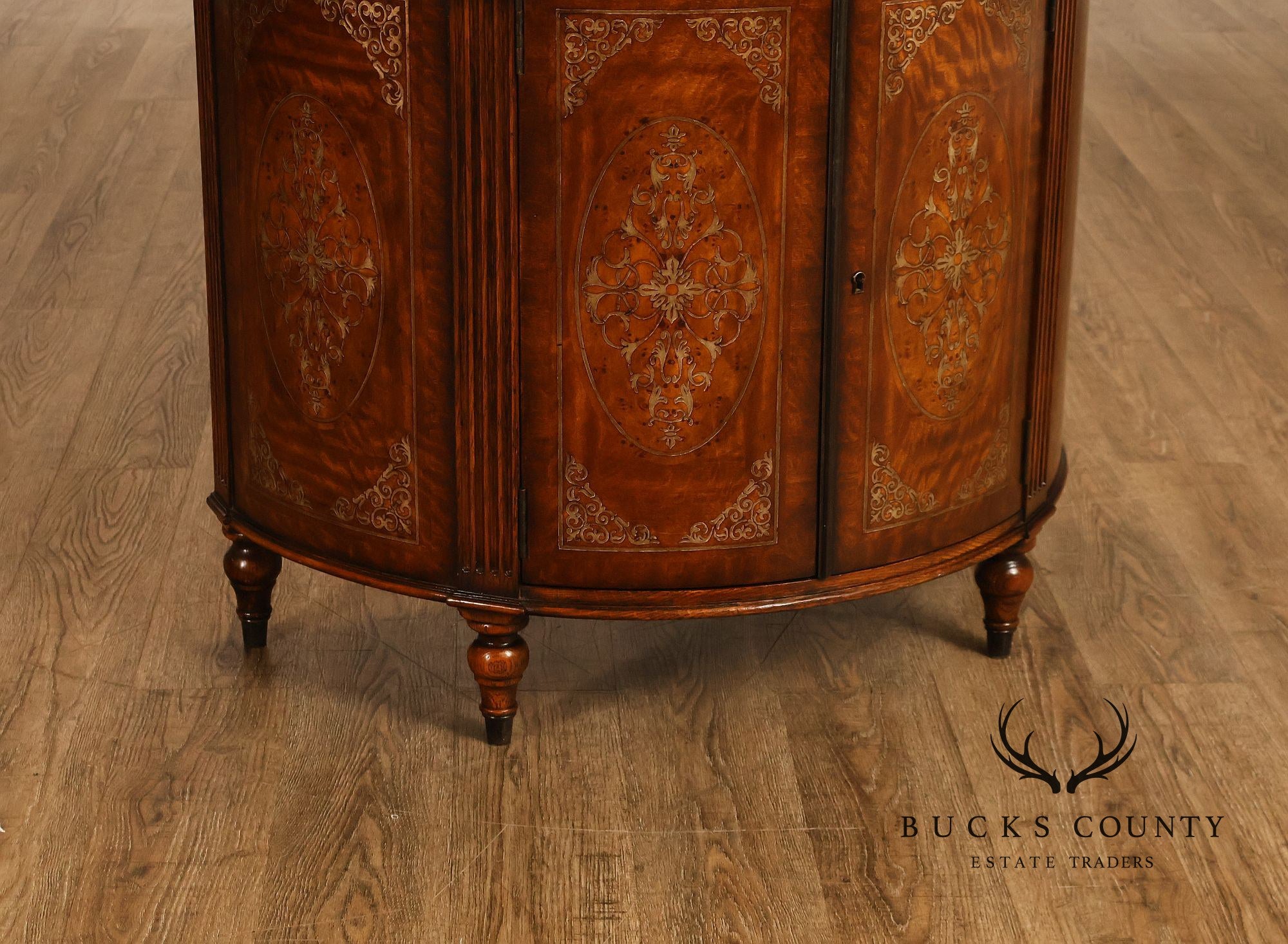 Theodore Alexander Demilune Console Cabinet