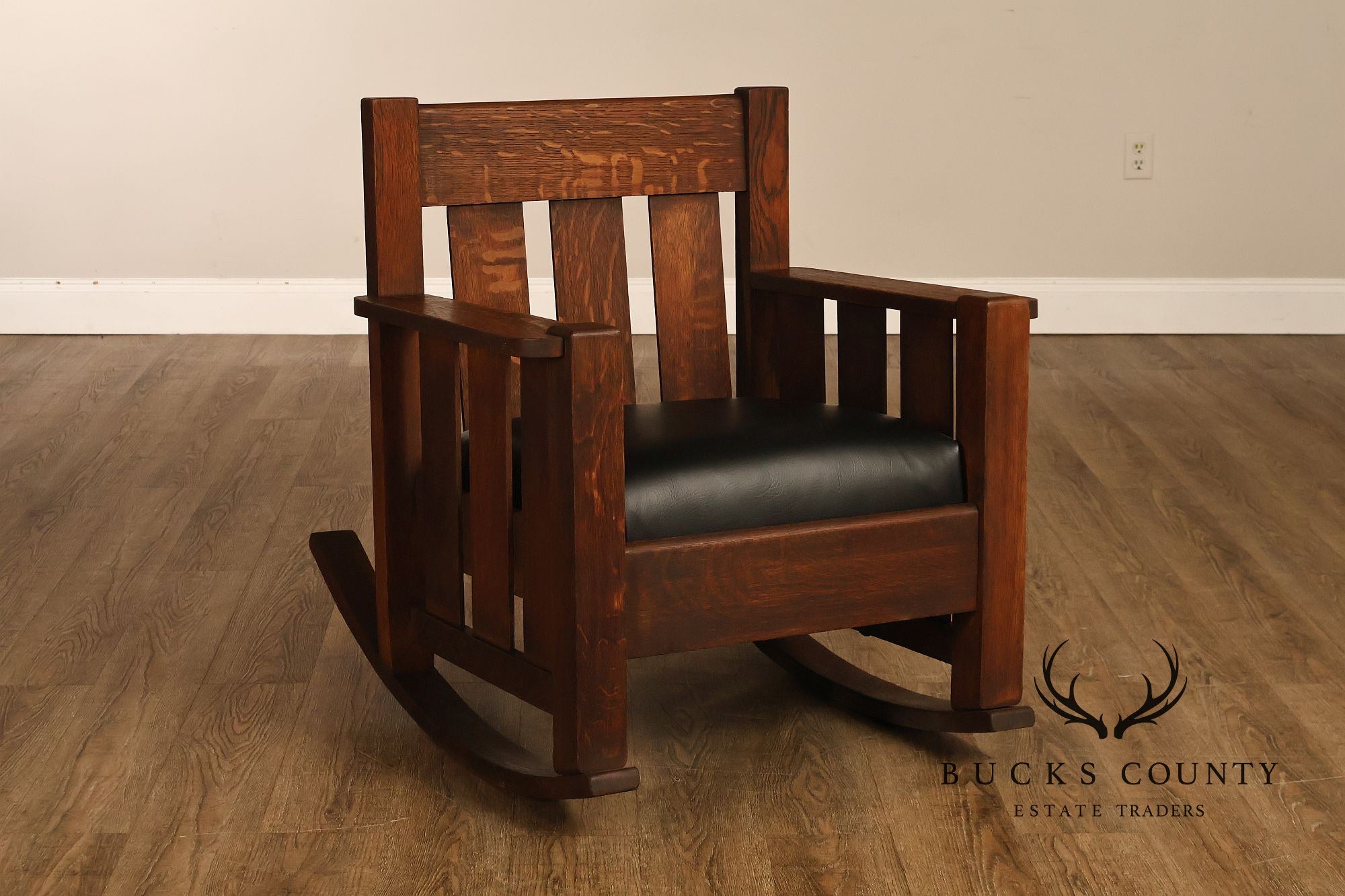 Langslow, Fowler Co. Antique Mission Oak Rocker