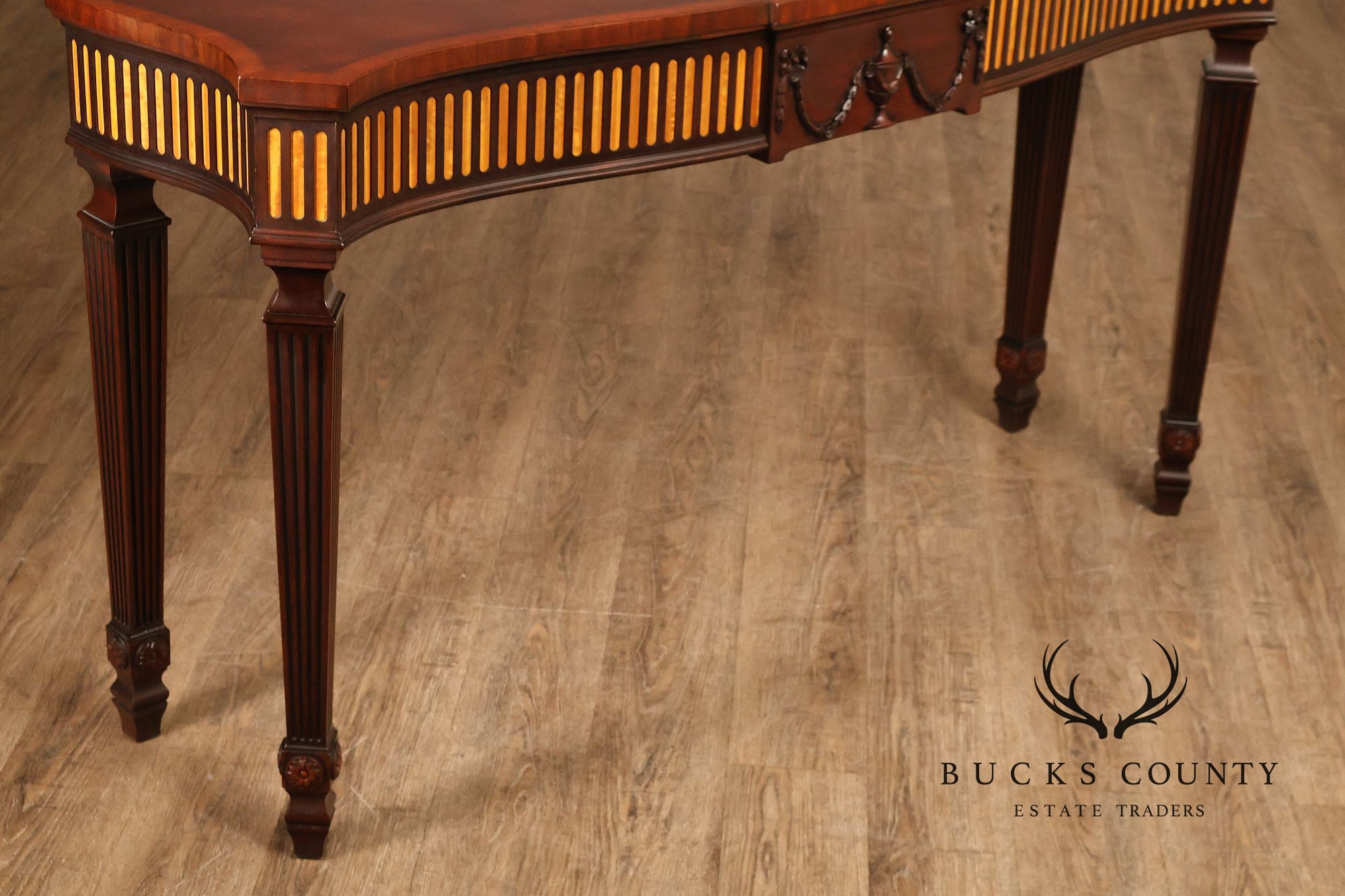 Henkel Harris Federal Style Mahogany Console Table