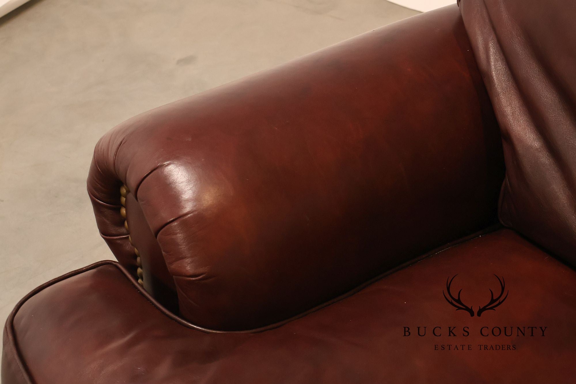 Hancock & Moore Traditional Leather Sofa