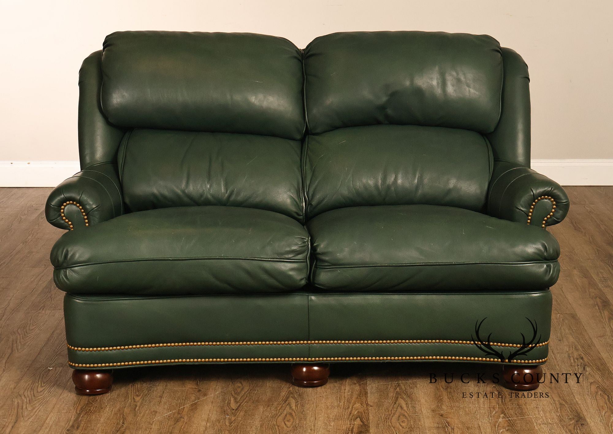 Hancock & Moore Traditional Leather Loveseat