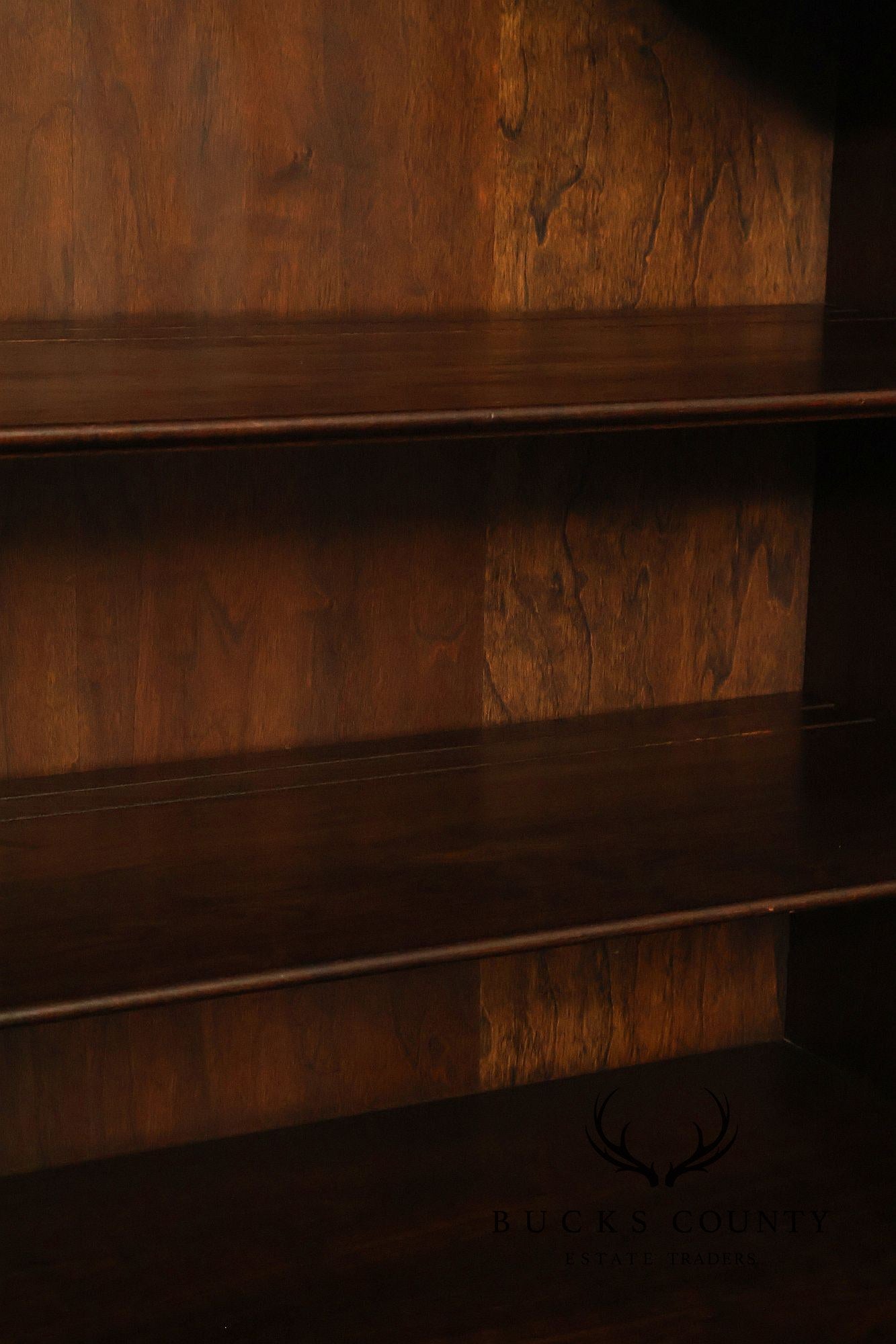 Rockford Republic Furniture Company 1920's Walnut China Display Cabinet