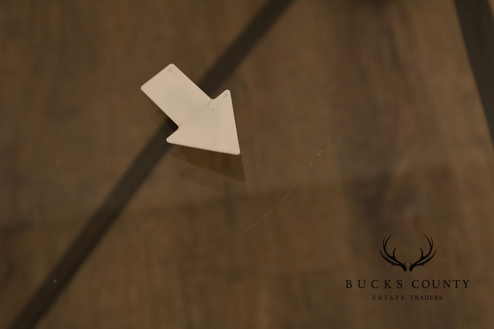 Neoclassical Style Iron And Glass Coffee Table