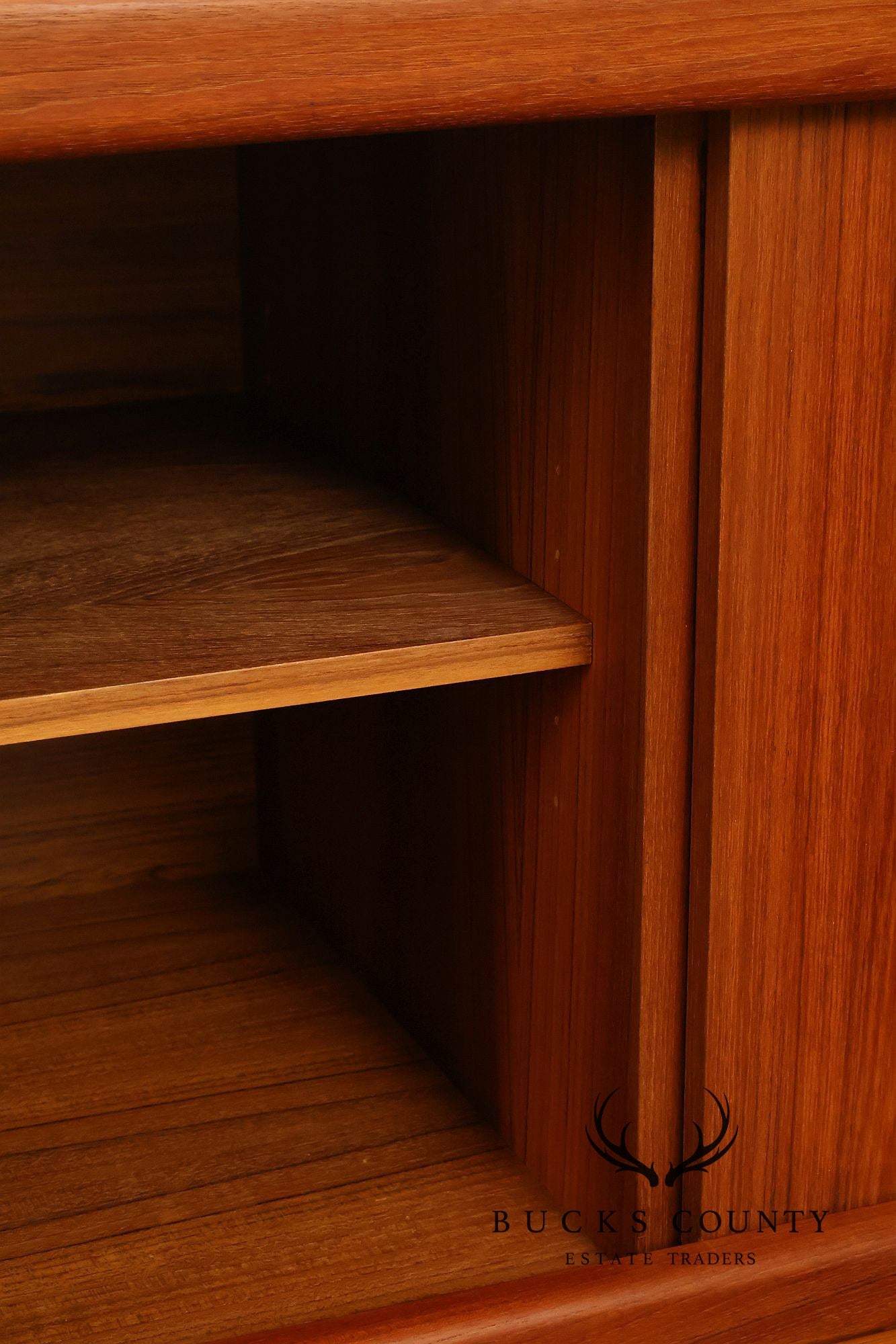 Danish Modern Teak Credenza By H.P. Hansen