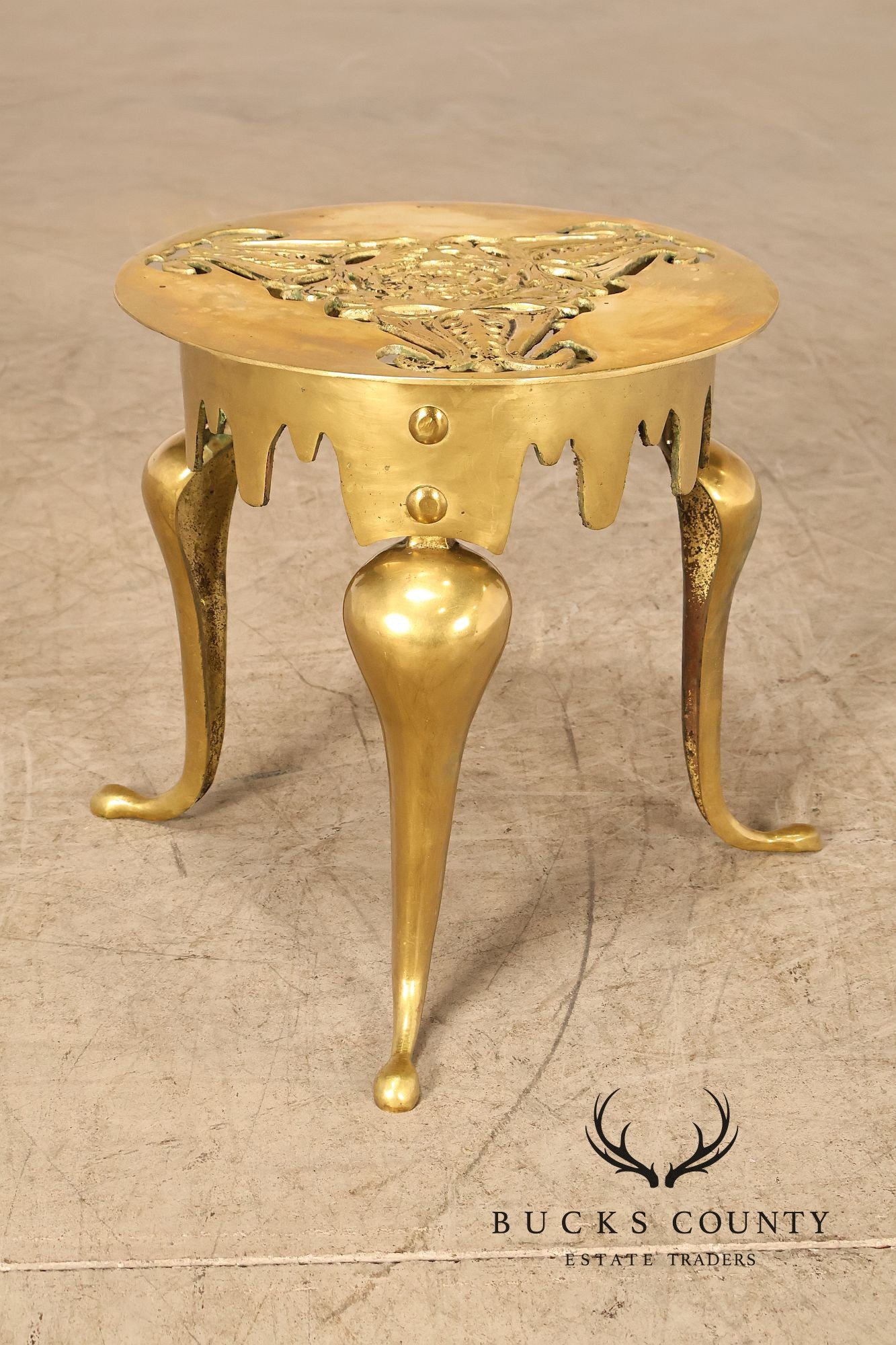 Vintage Brass Trivet Stand
