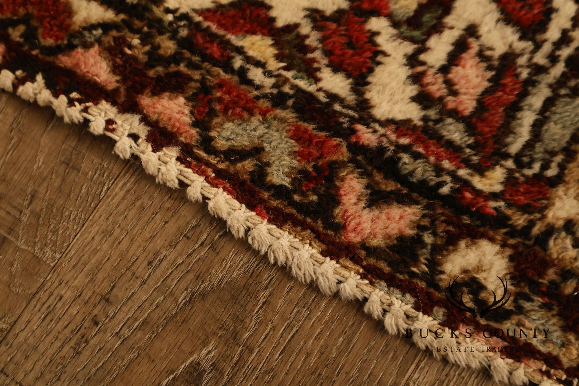 Hamedan Vintage Hand Woven Wool Area Rug