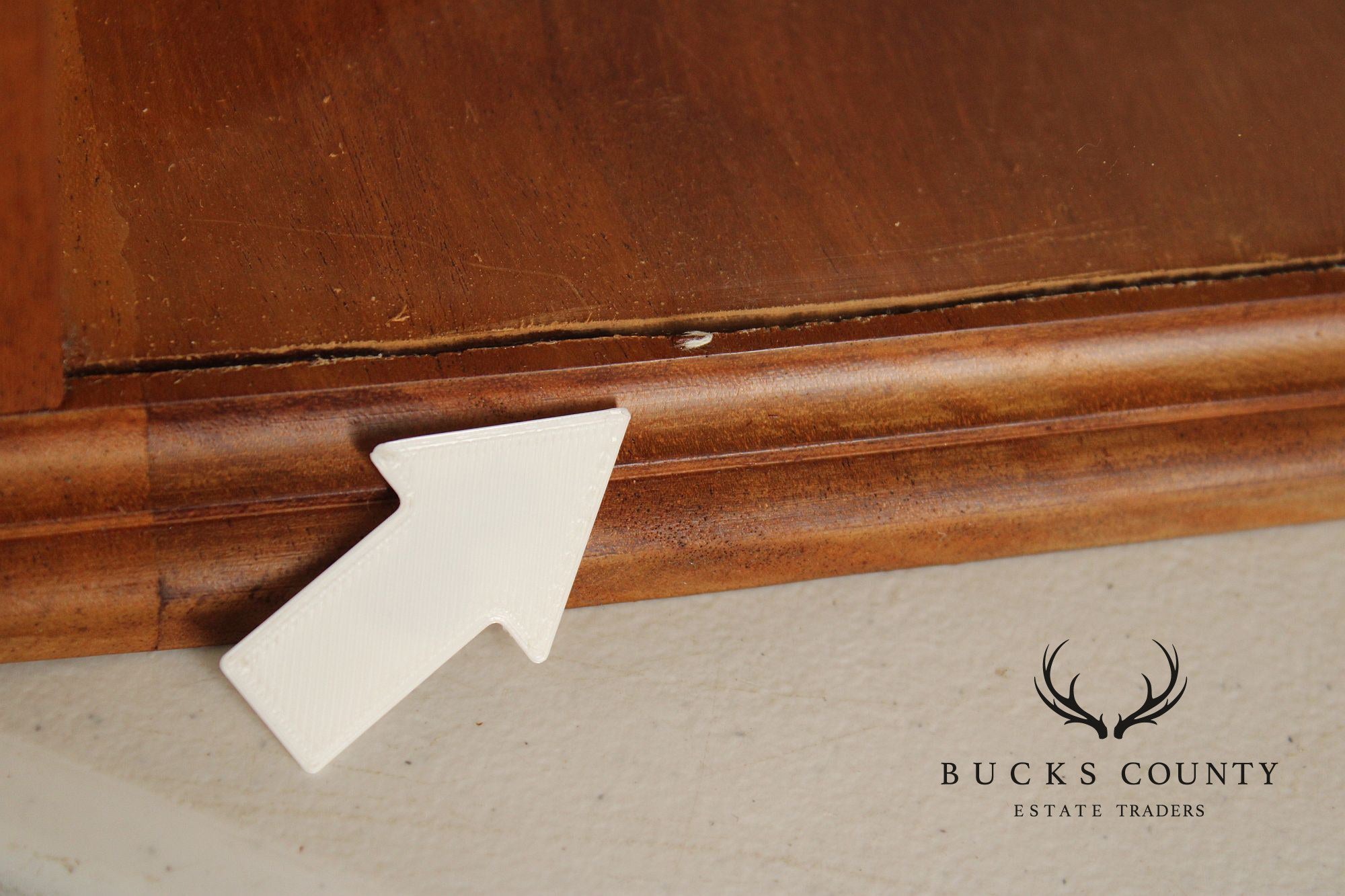 Carved Wood 1930 Duesenberg Model J in Display Case