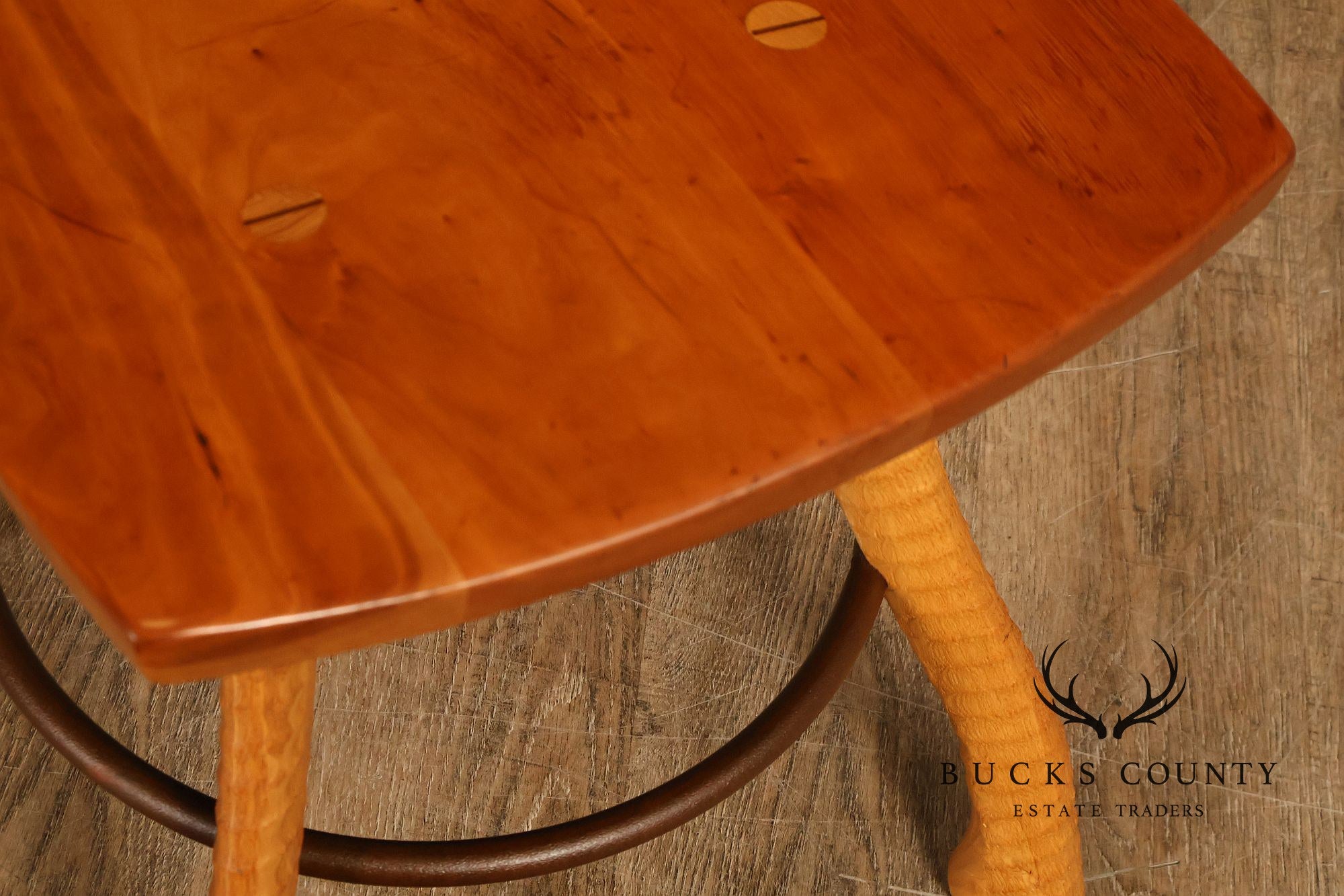 Bradford Woodworking Pair of Pitchfork Side Chairs