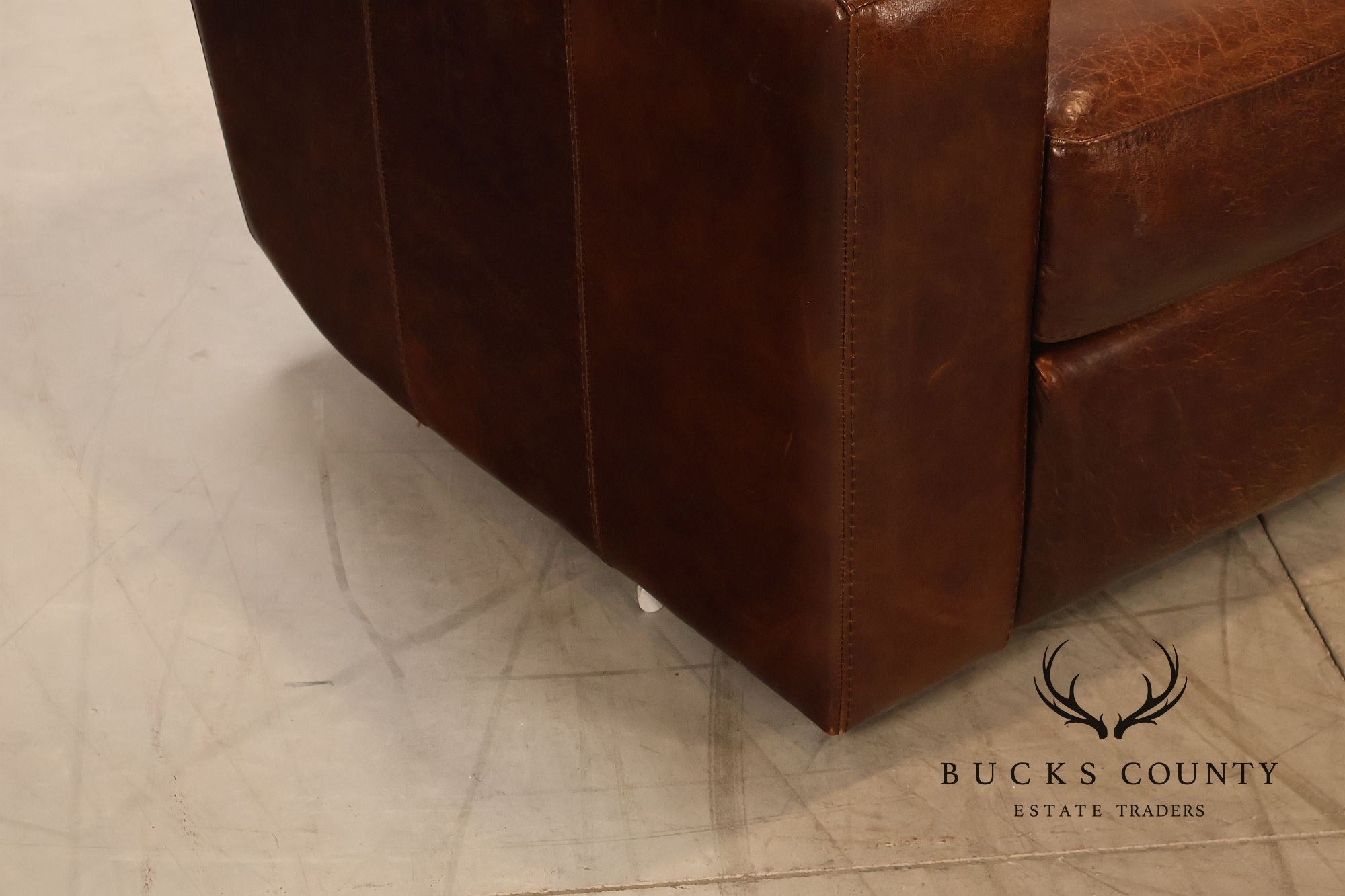 Soft Line Pair of 'Energia' Leather Power Reclining Sofas