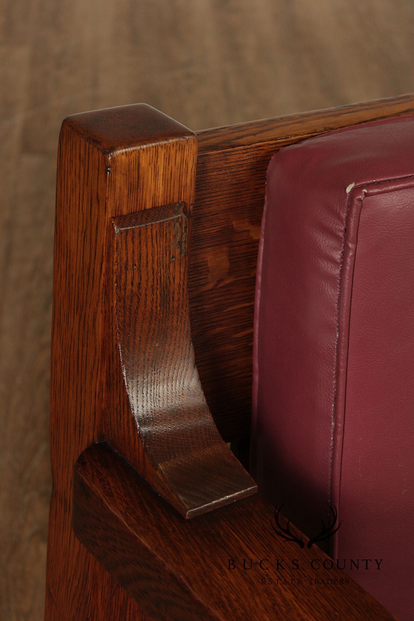 Lifetime Furniture Antique Mission Oak Sofa Settle