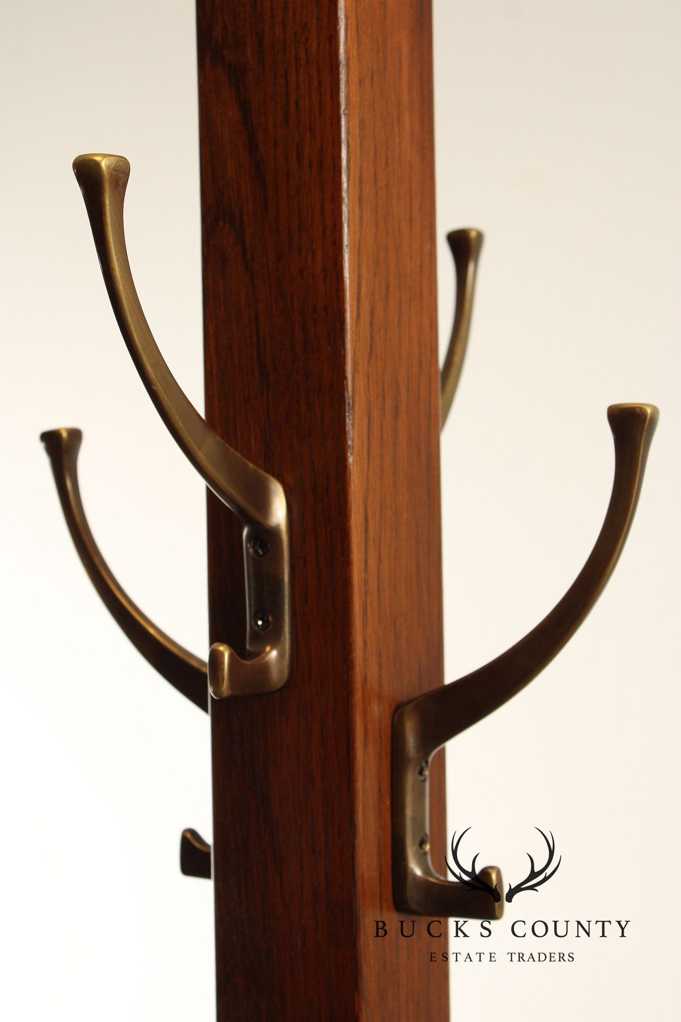 Stickley Mission Collection Oak Single Costumer Coat Rack