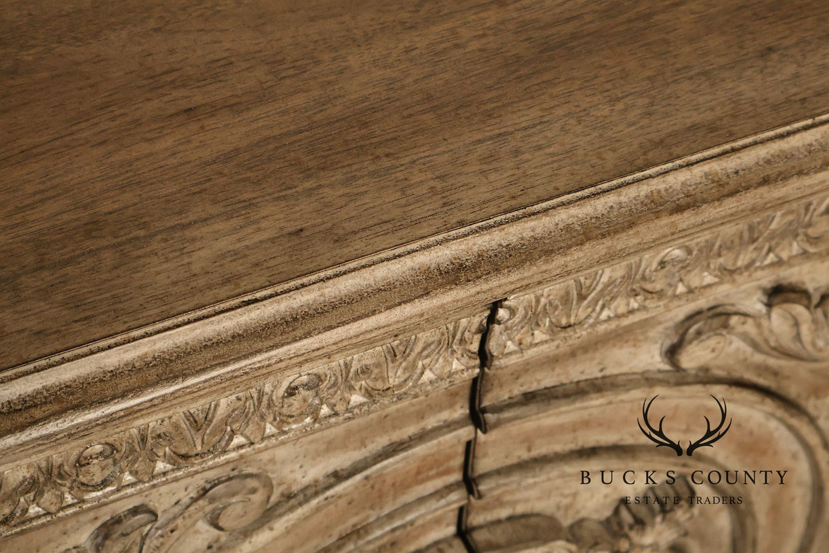 Hooker Furniture Carved Two Door Console Cabinet