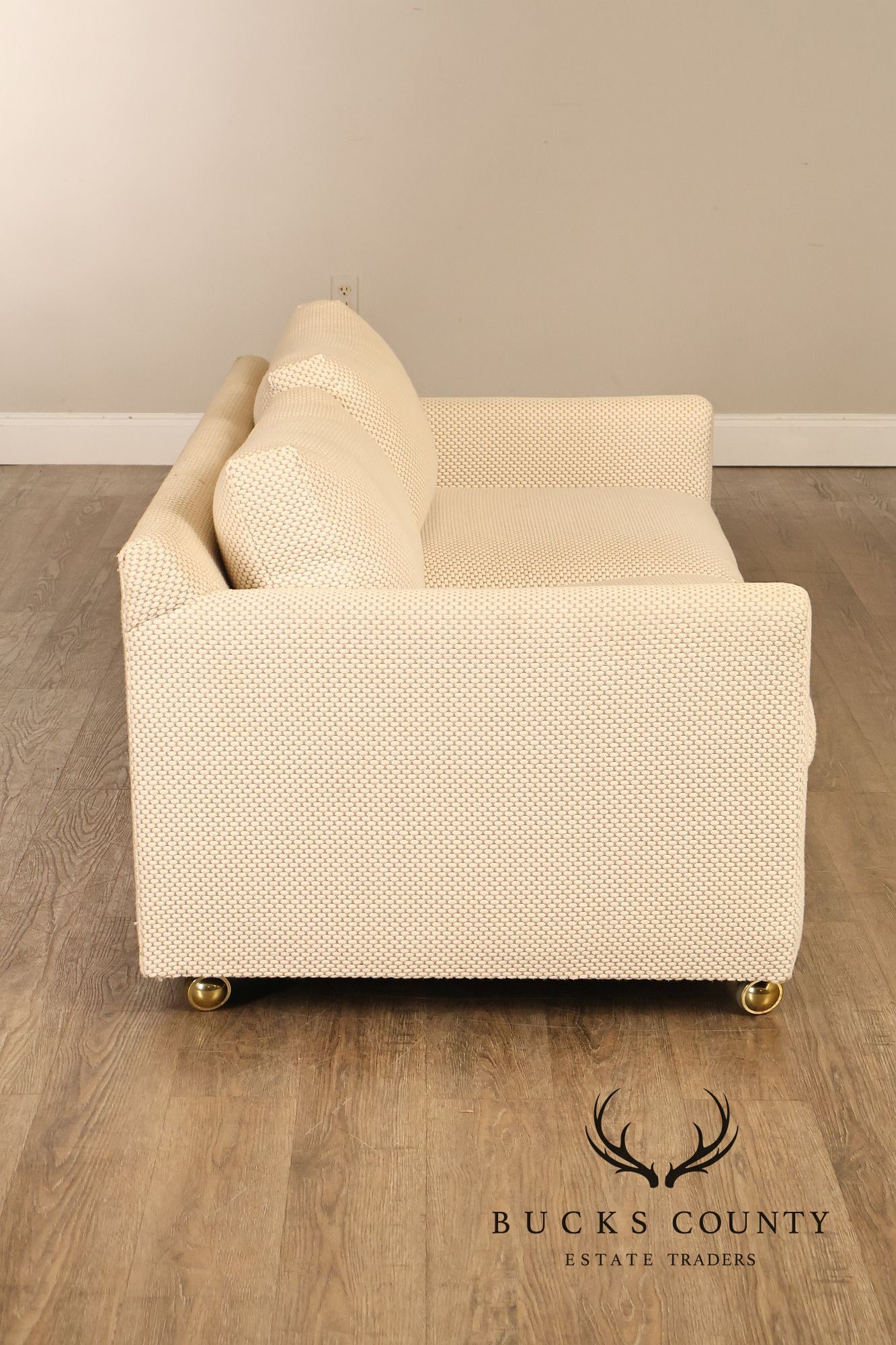 1970's Modern Upholstered Pair Of Loveseats
