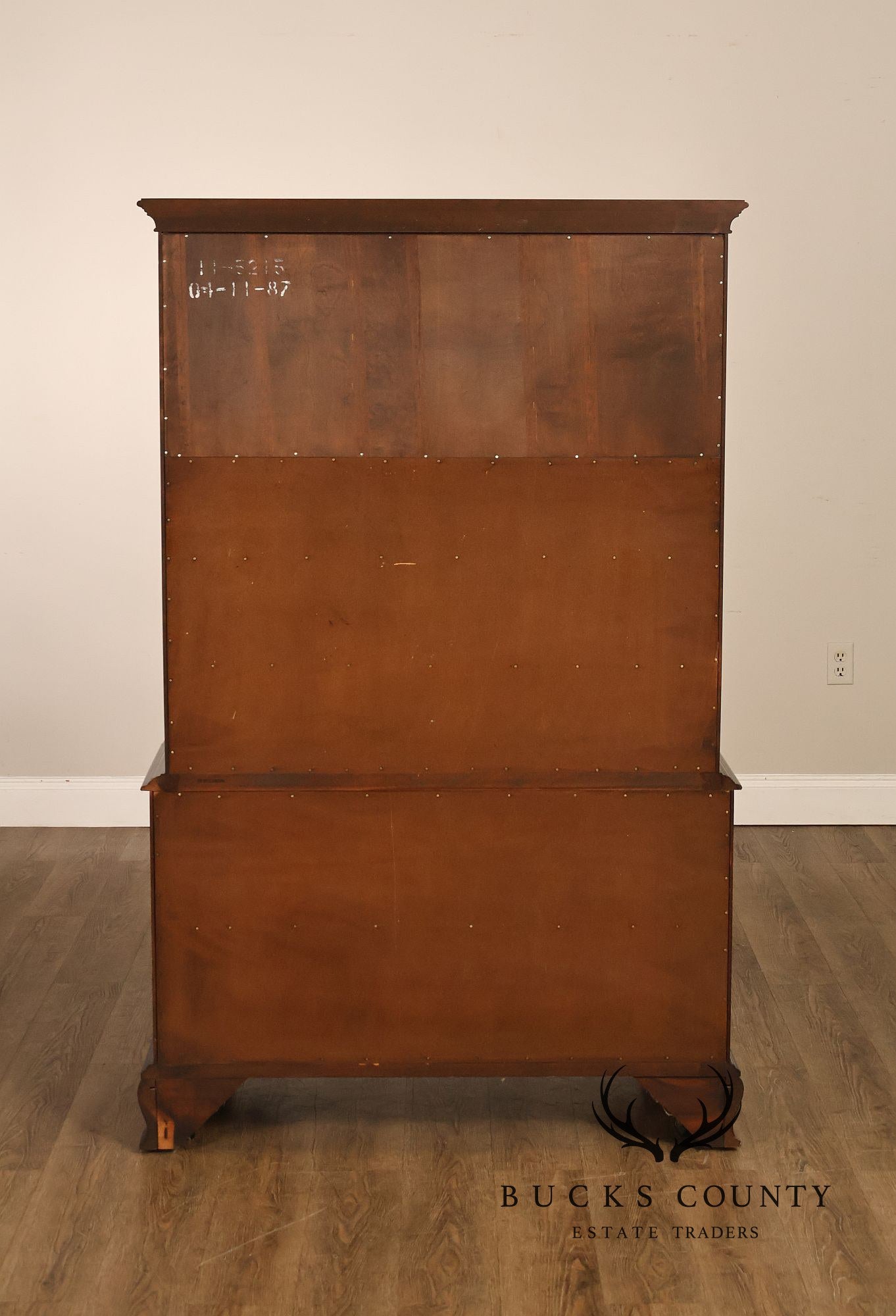 Ethan Allen Georgian Court Cherry Gentleman's Chest Armoire