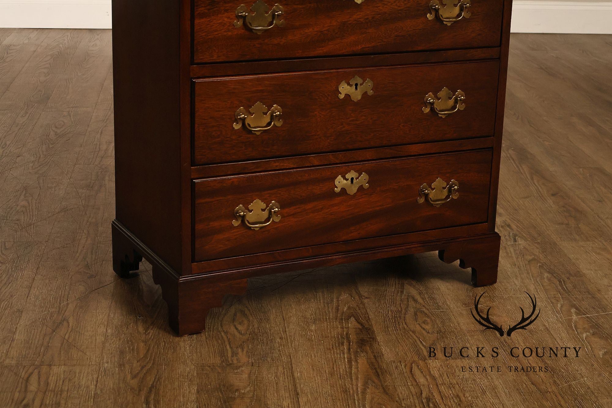 Chippendale Style Mahogany Bedside Chest