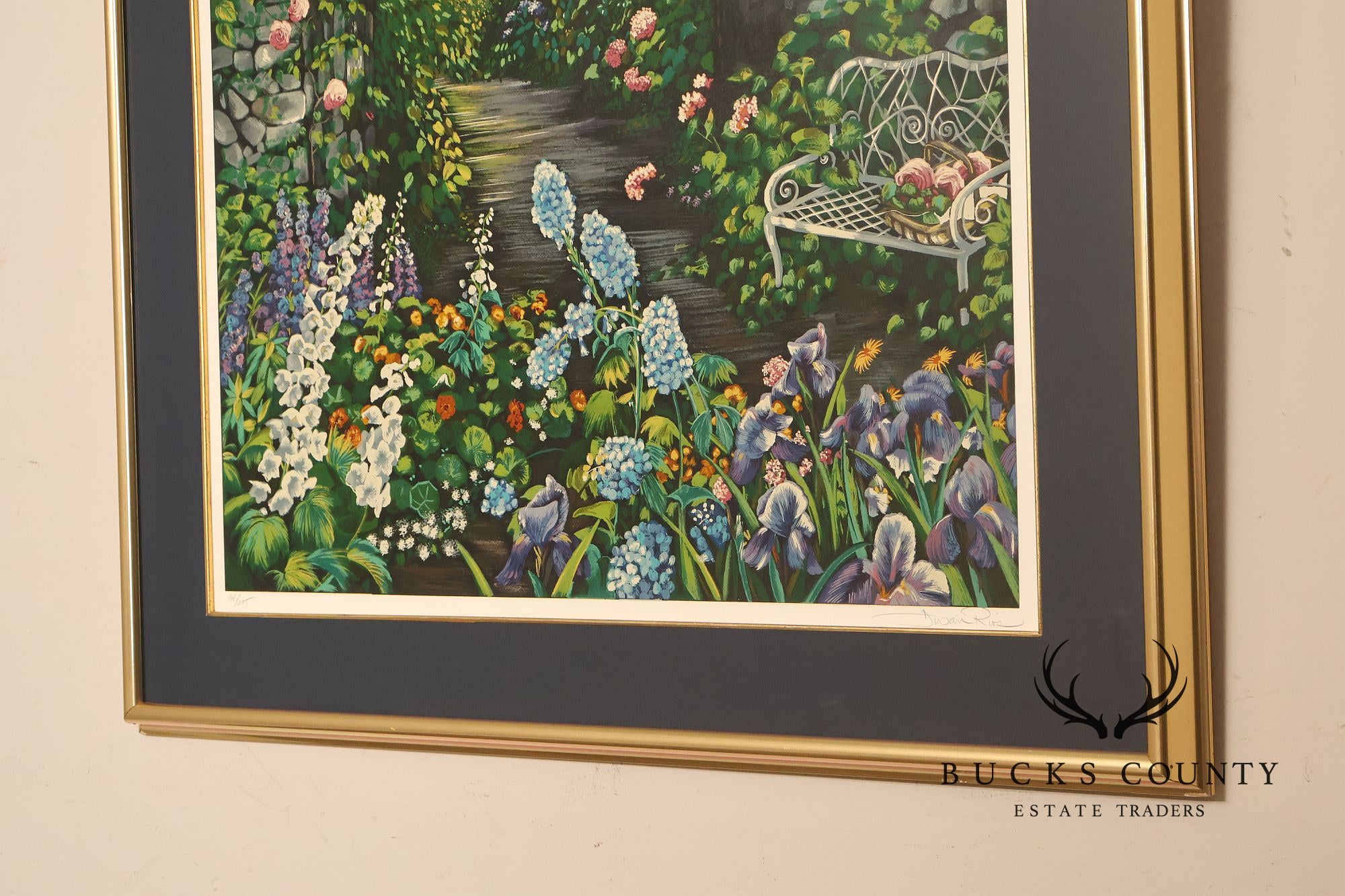 Susan Rios Limited Edition Print, Flower Garden