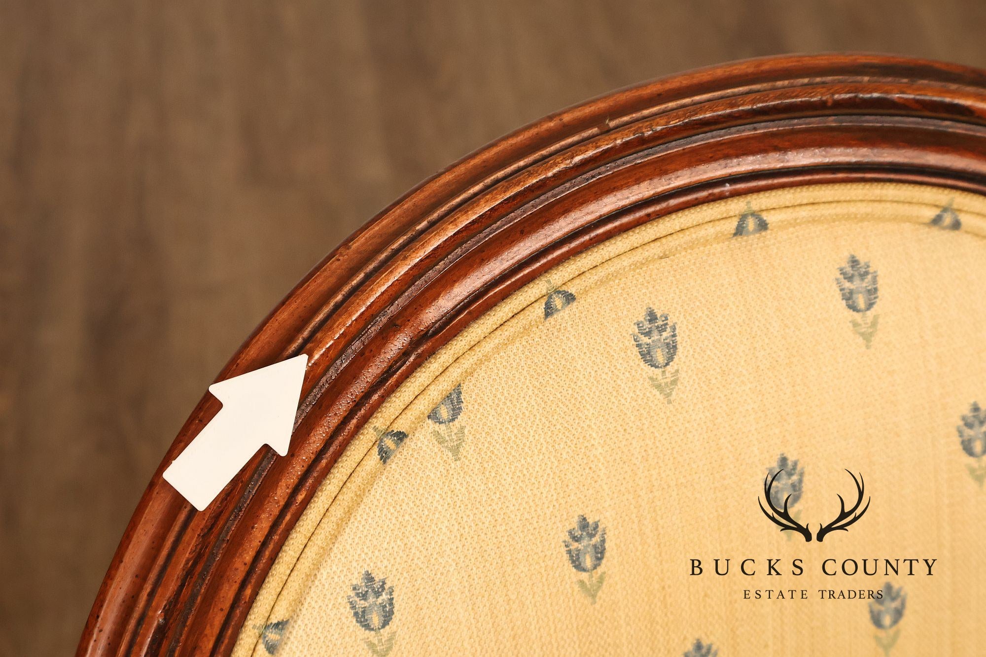 Ethan Allen Louis XVI Style Set Of Four Upholstered Dining Chairs