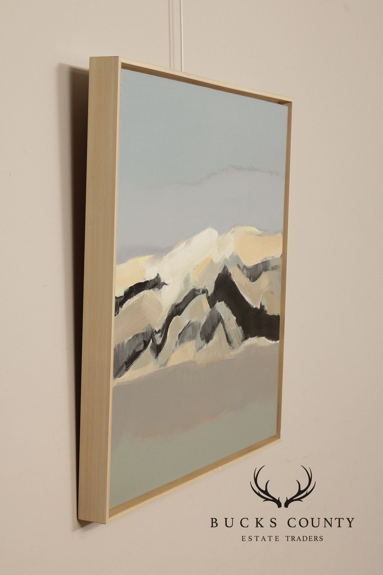 Bao Lede Asian Inspired Landscape Oil Painting, Dunes