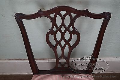 Schmieg & Kotzian Antique Pair of Chippendale Style Side Dining Chairs