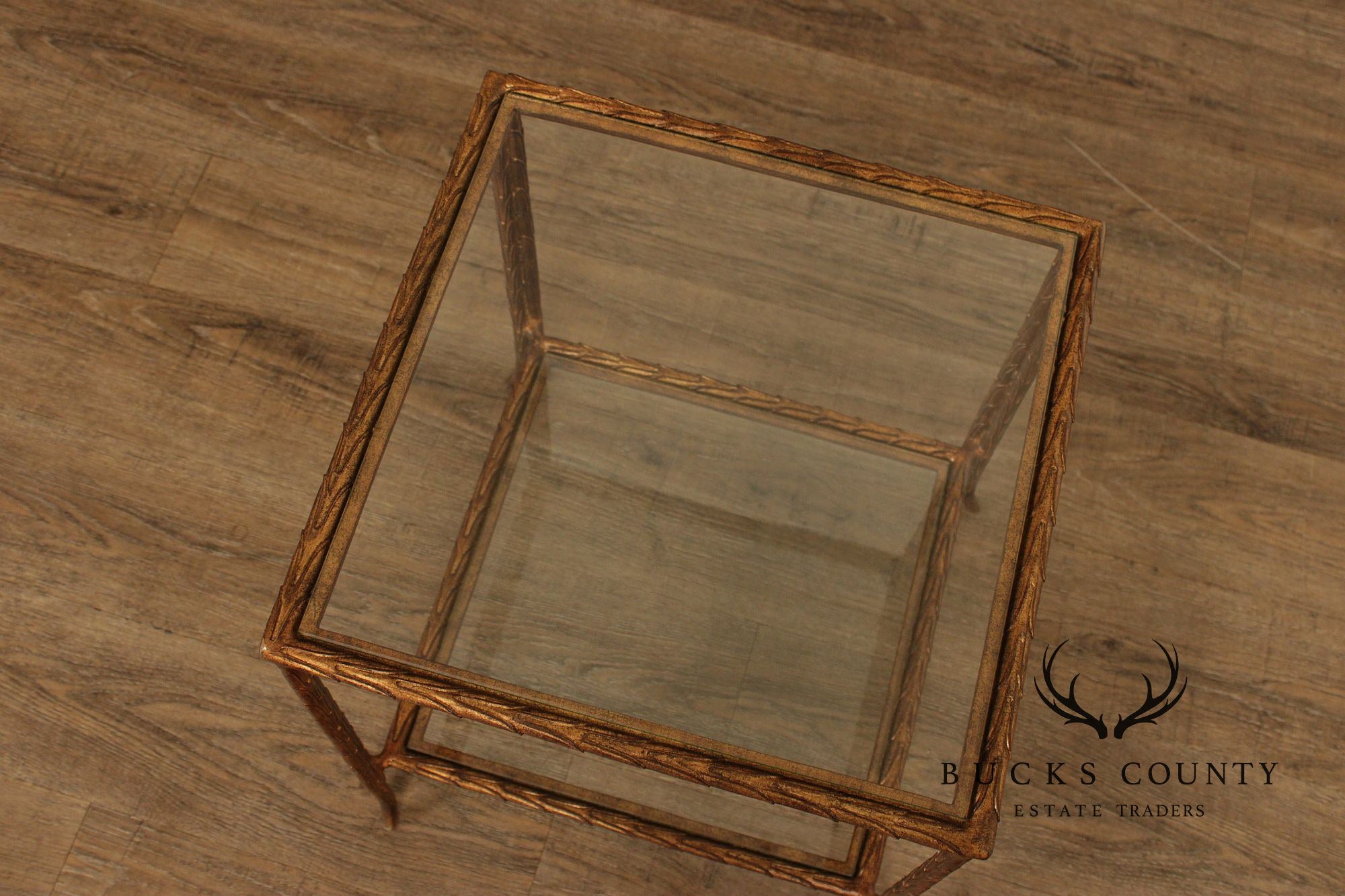 Sherrill Occasional Italian Regency Style Pair 'Bunching' Cocktail Tables