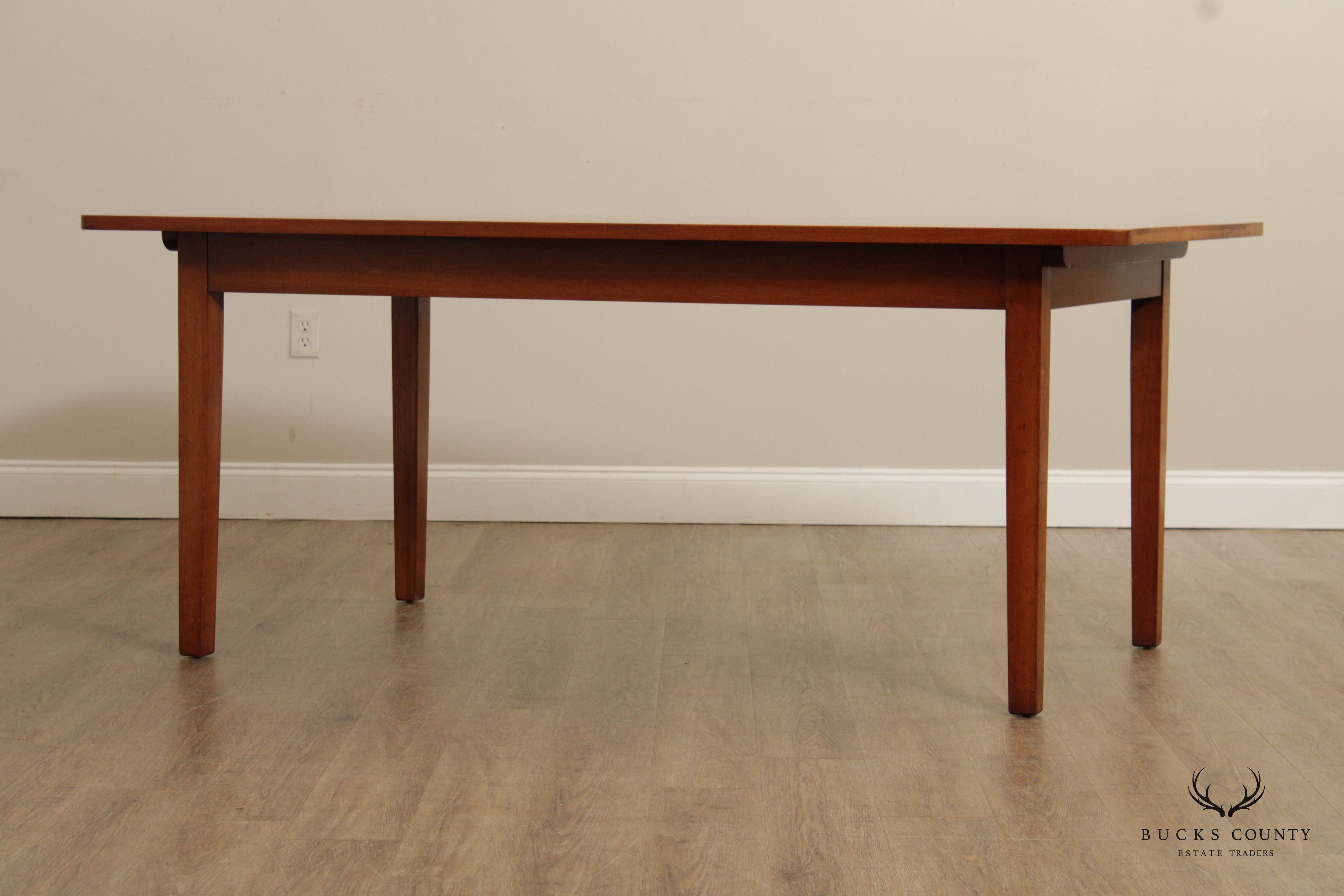 Wright Table Co. Farmhouse Style Cherry Dining Table