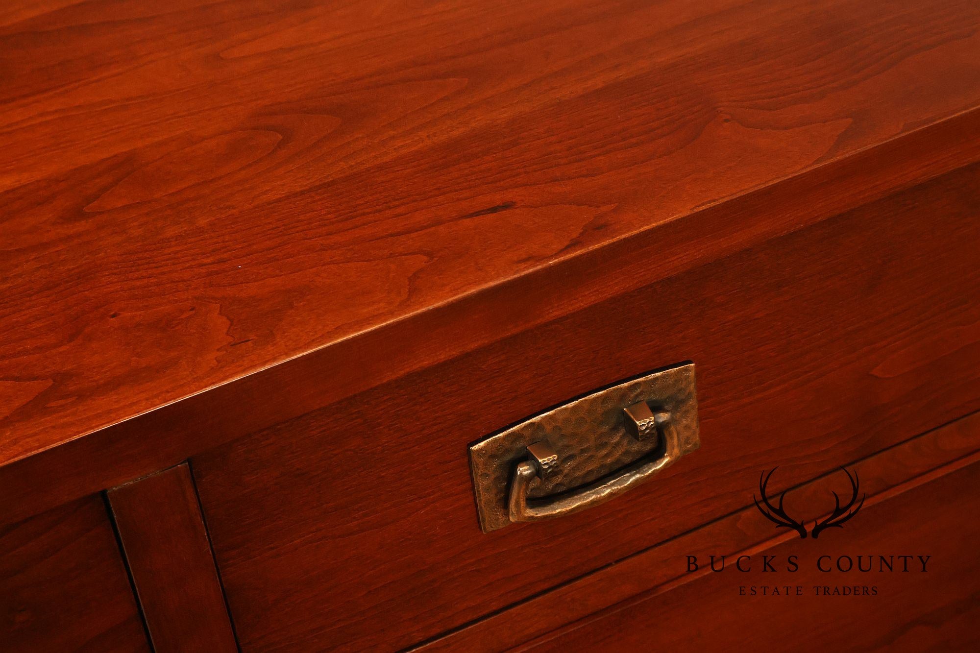 Stickley Mission Collection Cherry Seven Drawer Low Dresser