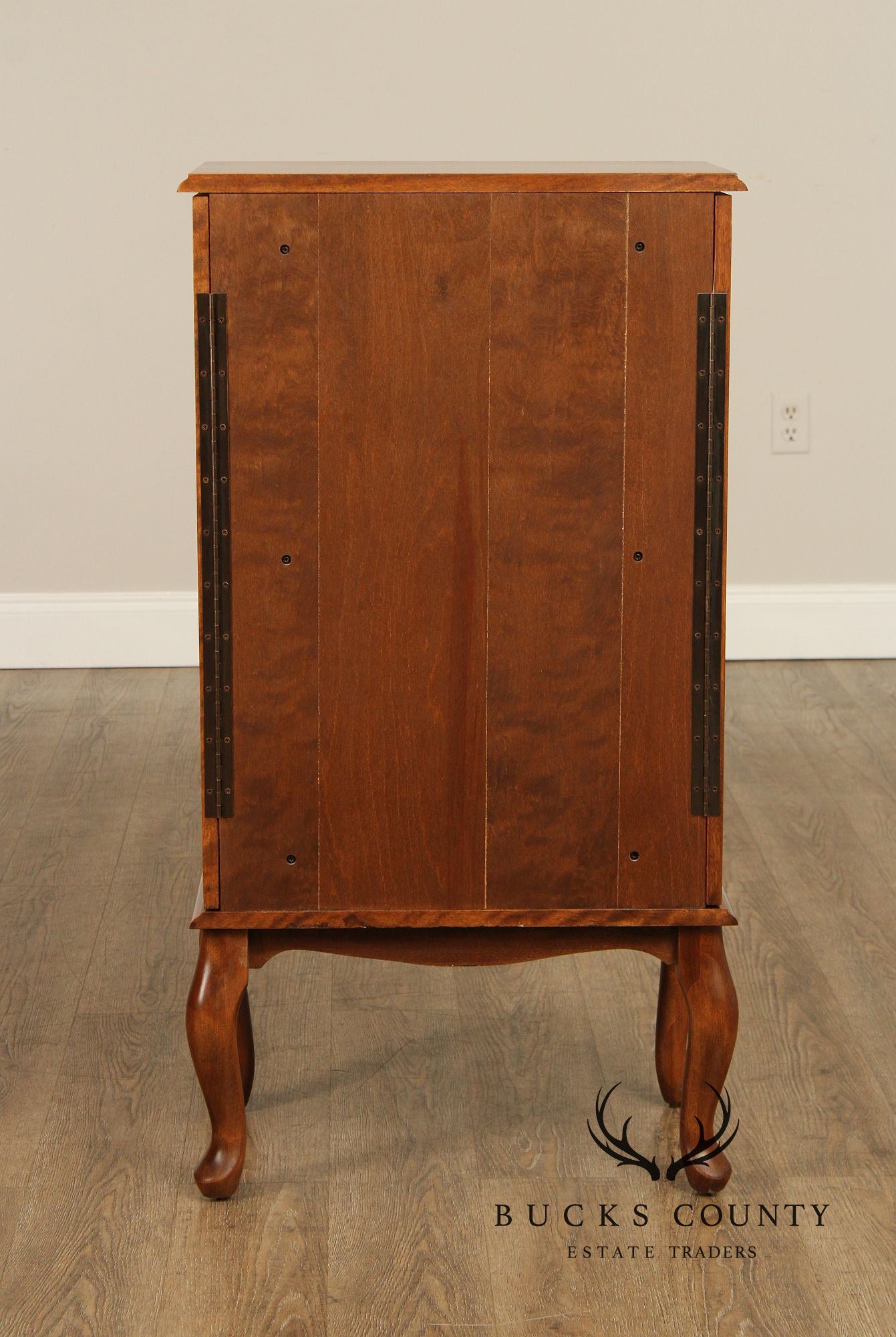 Ethan Allen Queen Anne Style Cherry Jewelry Armoire