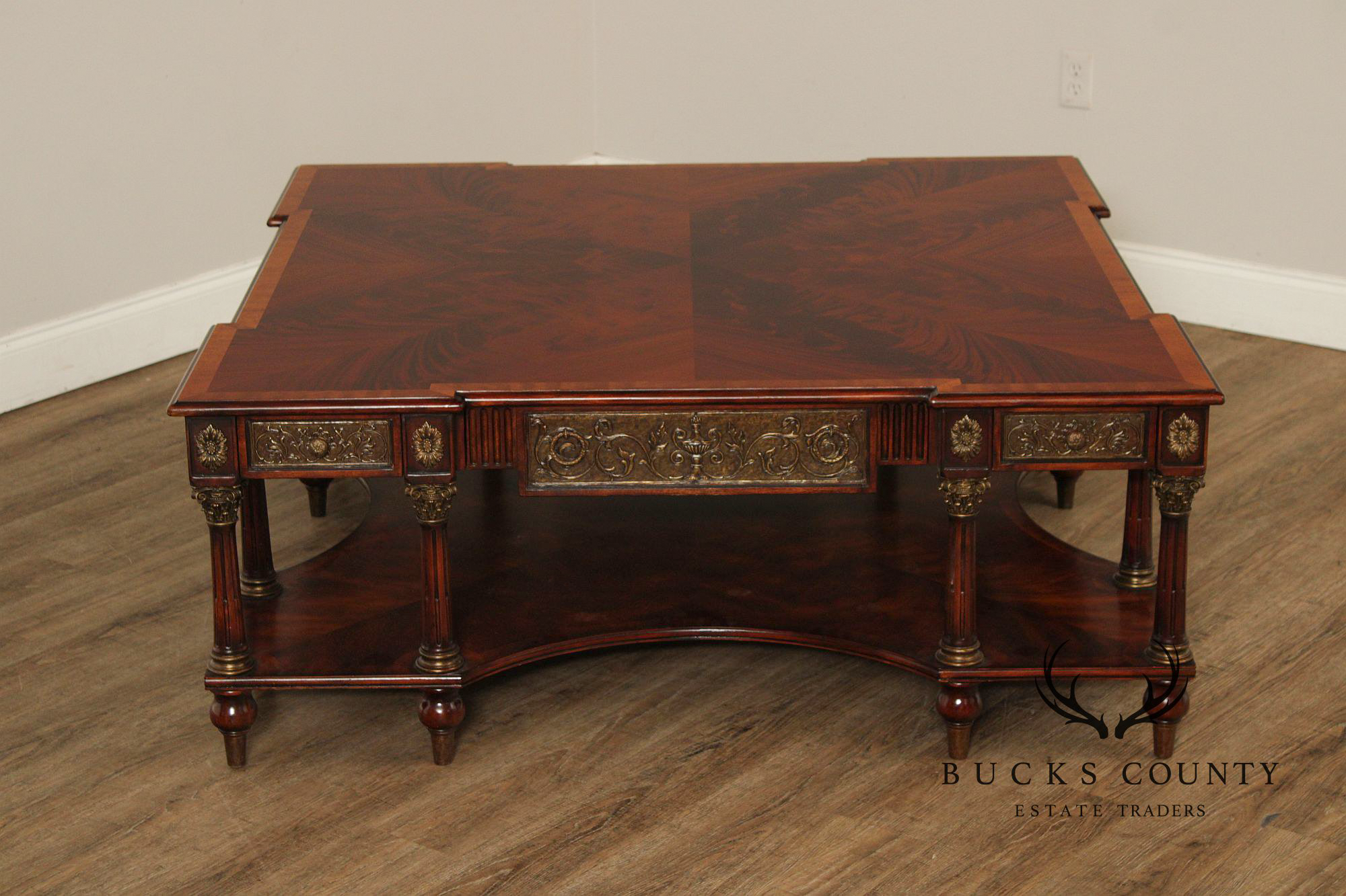Theodore Alexander 'Classical Gathering' Mahogany Coffee Table