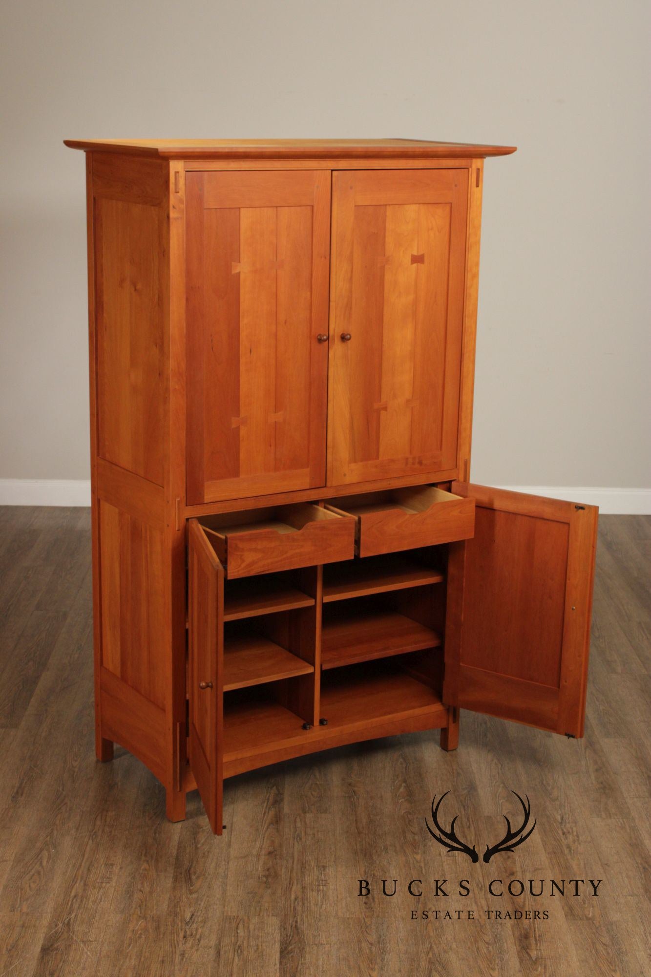 Stickley Mission Collection Cherry Entertainment Armoire