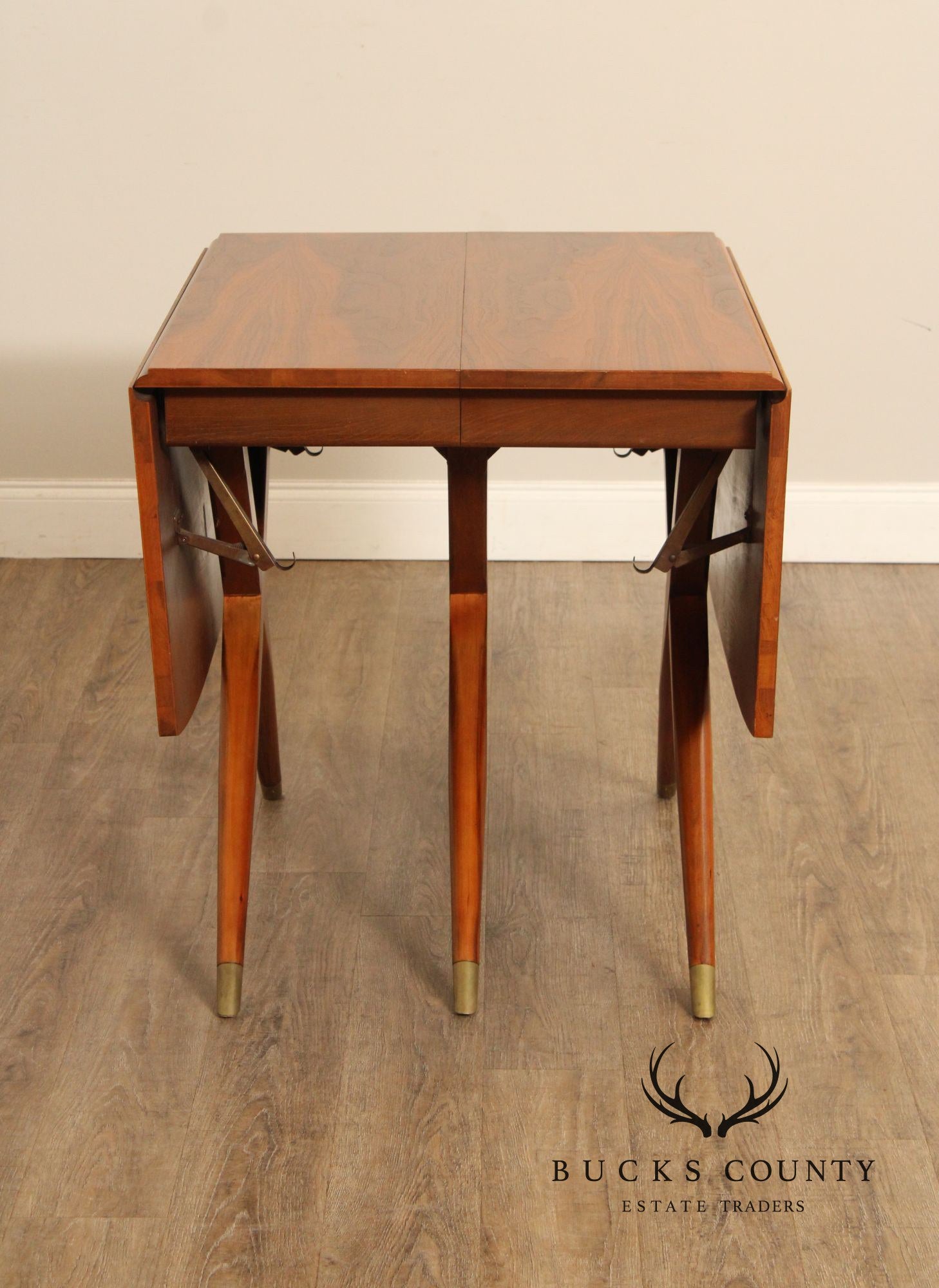 Craddock Mid Century Modern Drop Leaf Dining Table