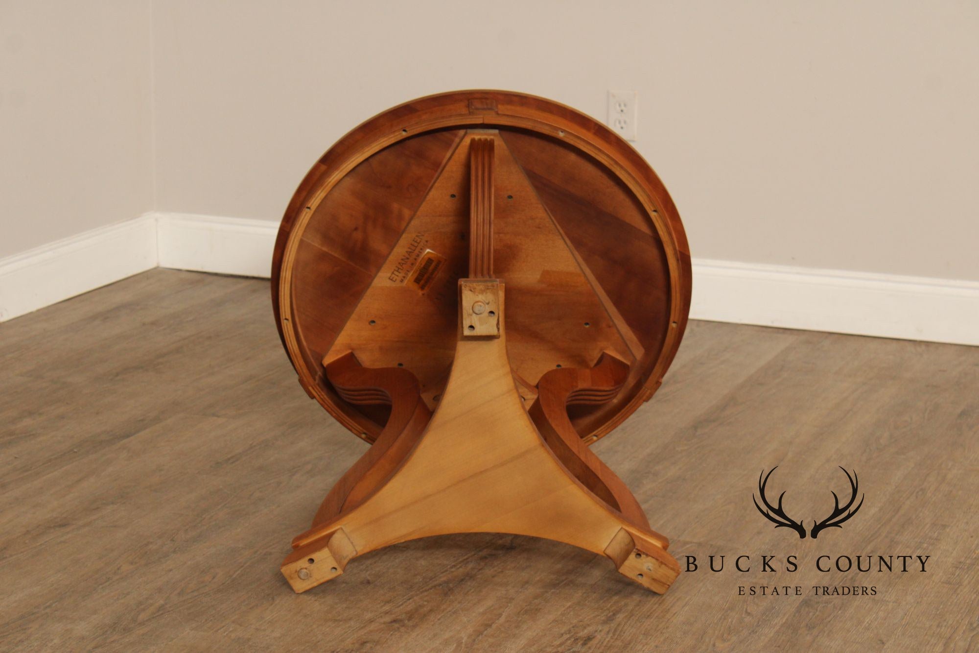 Ethan Allen 'Legacy' Collection Round Top Side Table