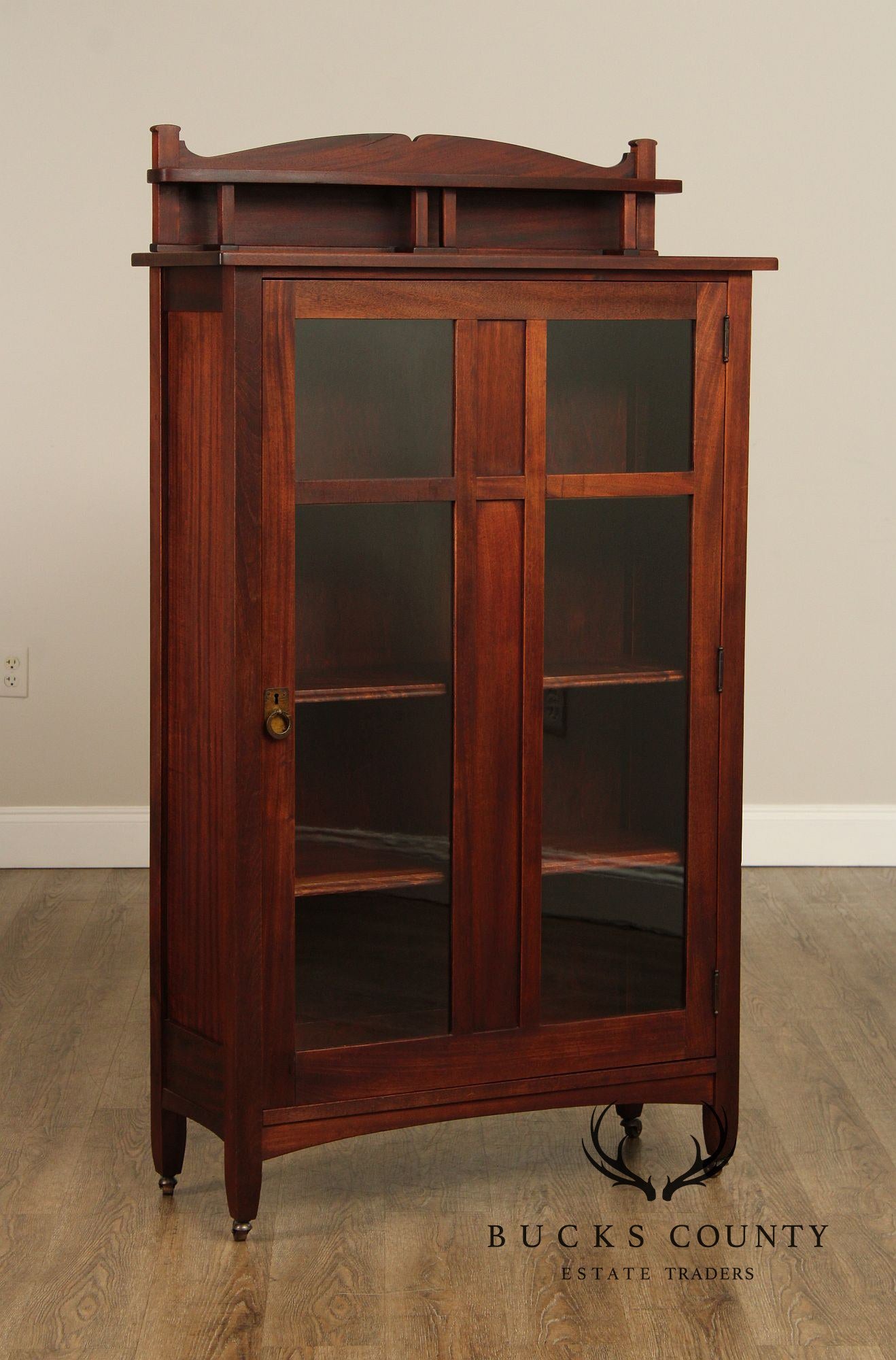 Shop of the Crafters Antique Arts & Crafts Mahogany Bookcase