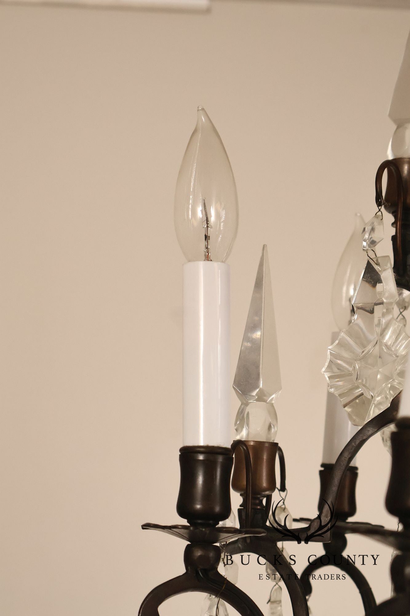 Versailles Style Crystal And Bronze Chandelier