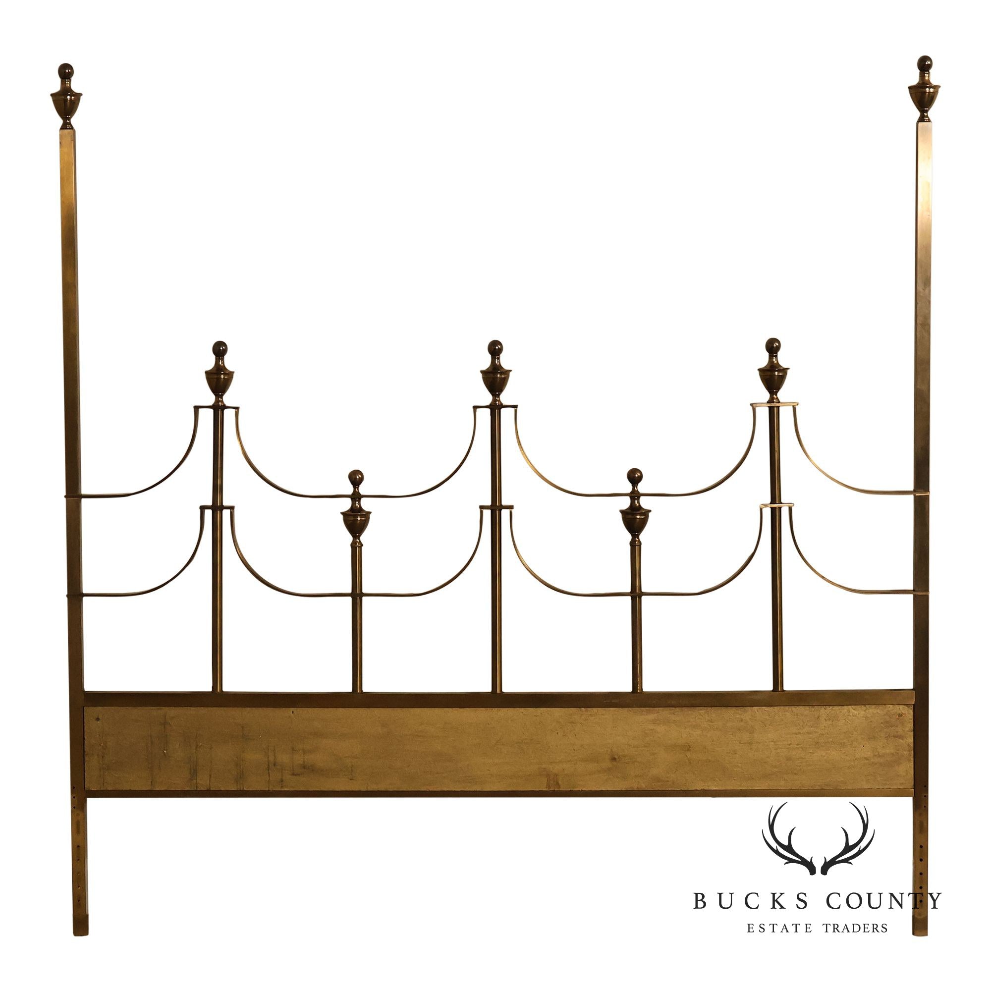 Mastercraft Vintage Brass King Headboard