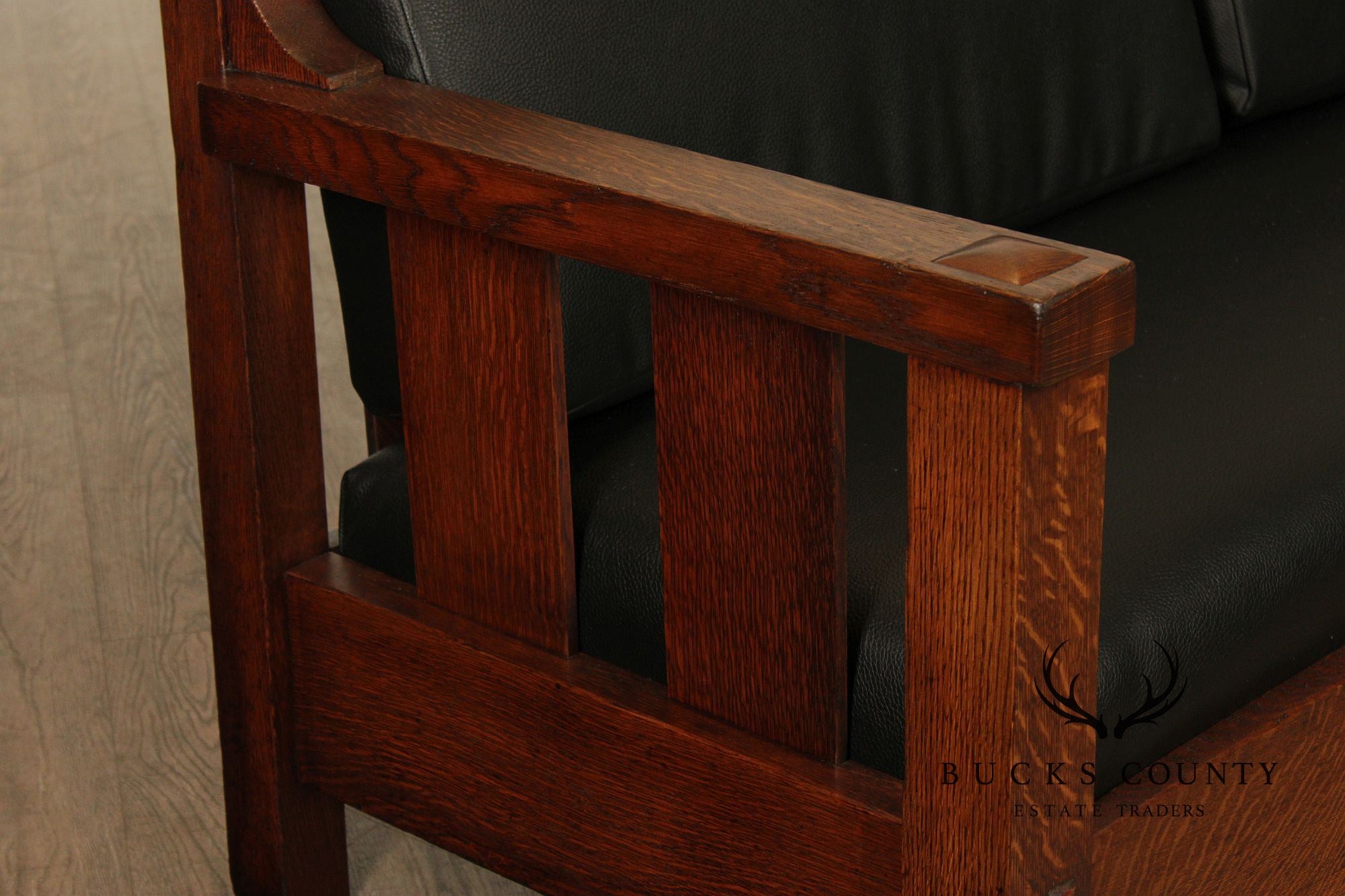 Lifetime Furniture Antique Mission Oak Sofa Settle